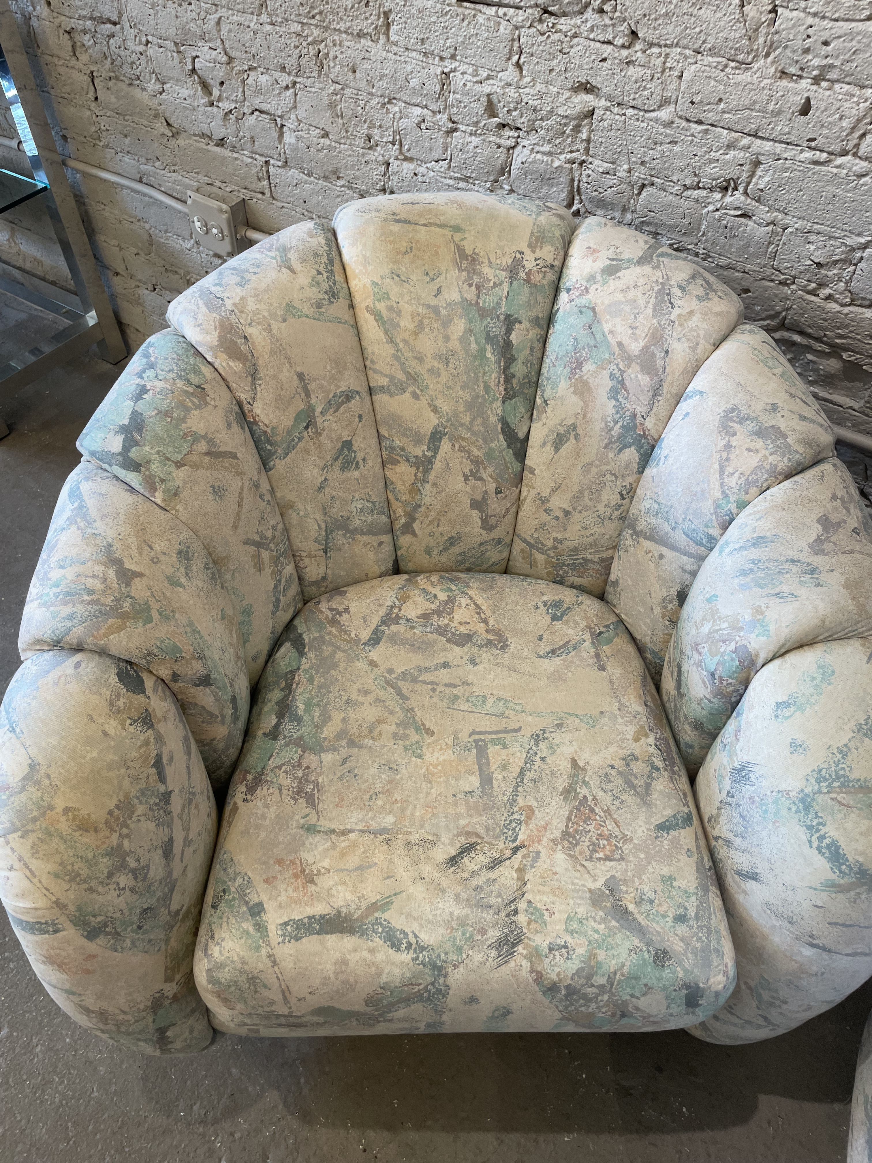 1980s Postmodern Swivel Chairs - a Pair