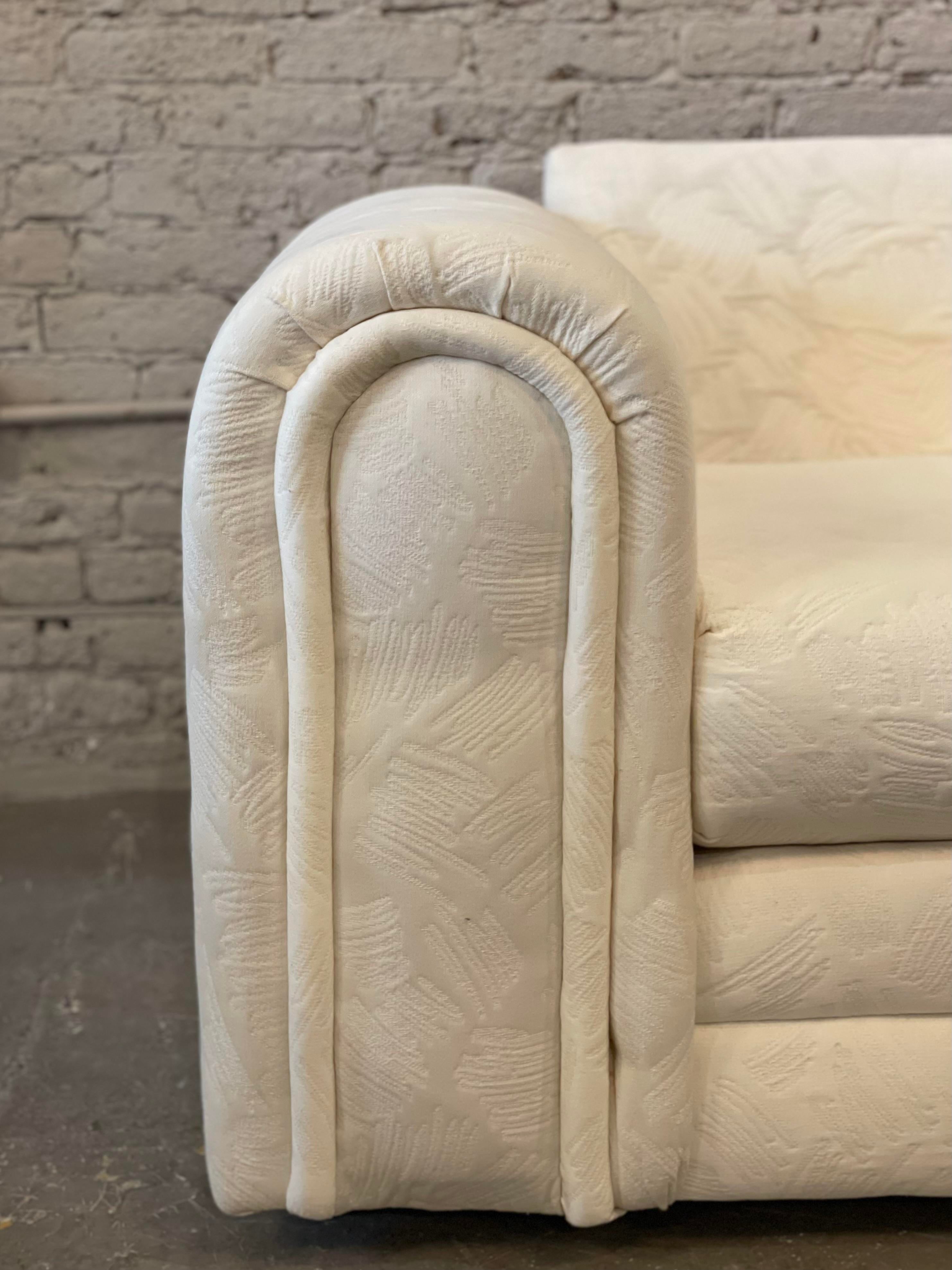 1980s Postmodern Vintage Loveseat Sofa