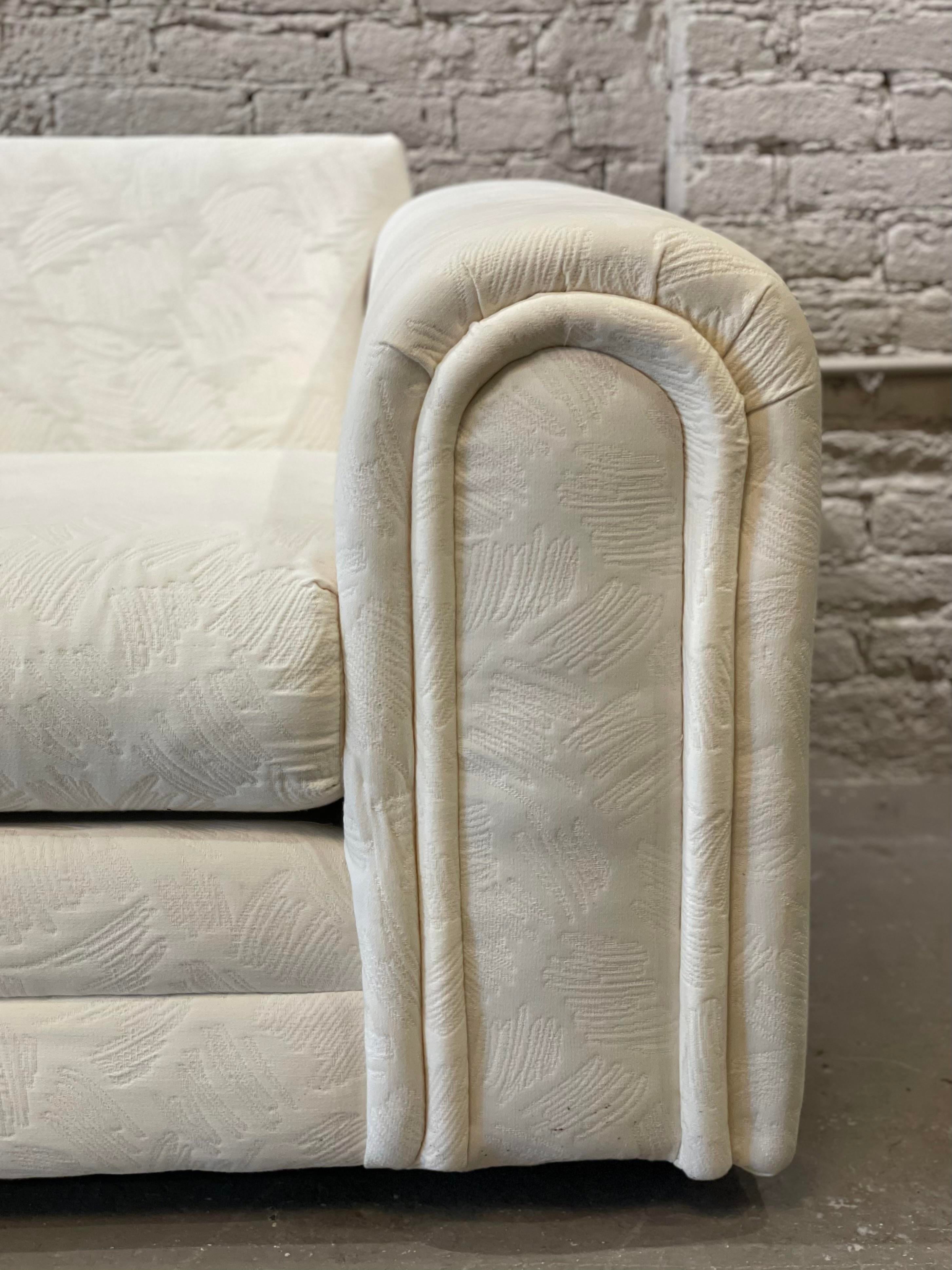 1980s Postmodern Vintage Loveseat Sofa