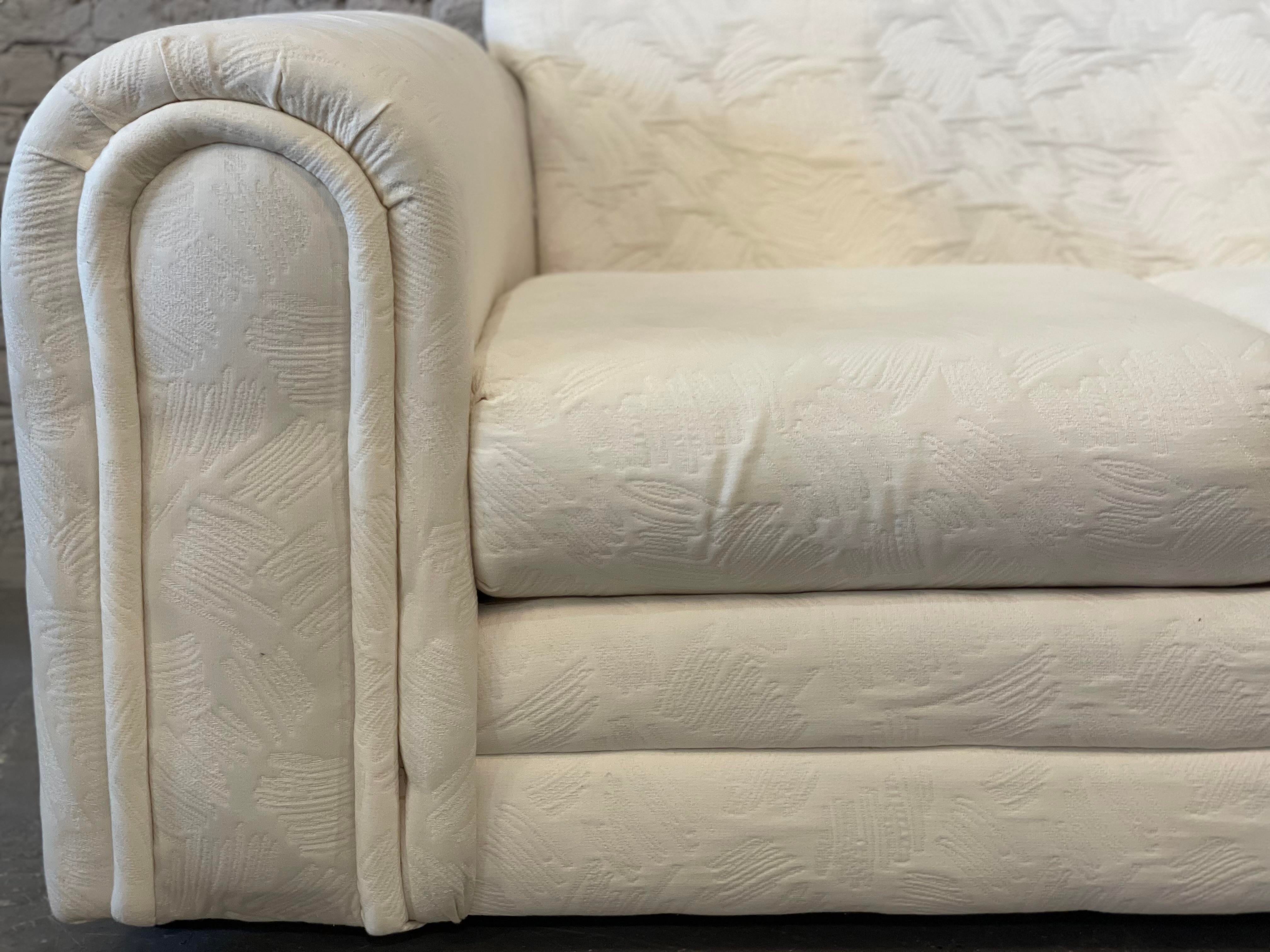 1980s Postmodern Vintage Loveseat Sofa