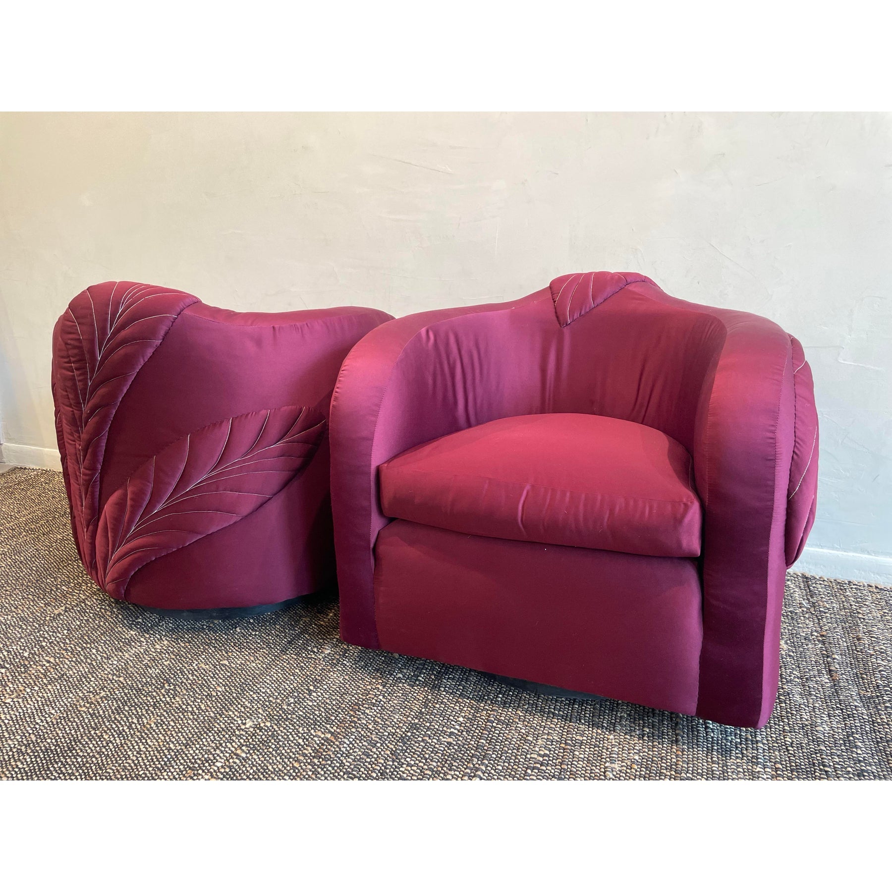 1980s Vintage 360 Swivel Chairs - A Pair