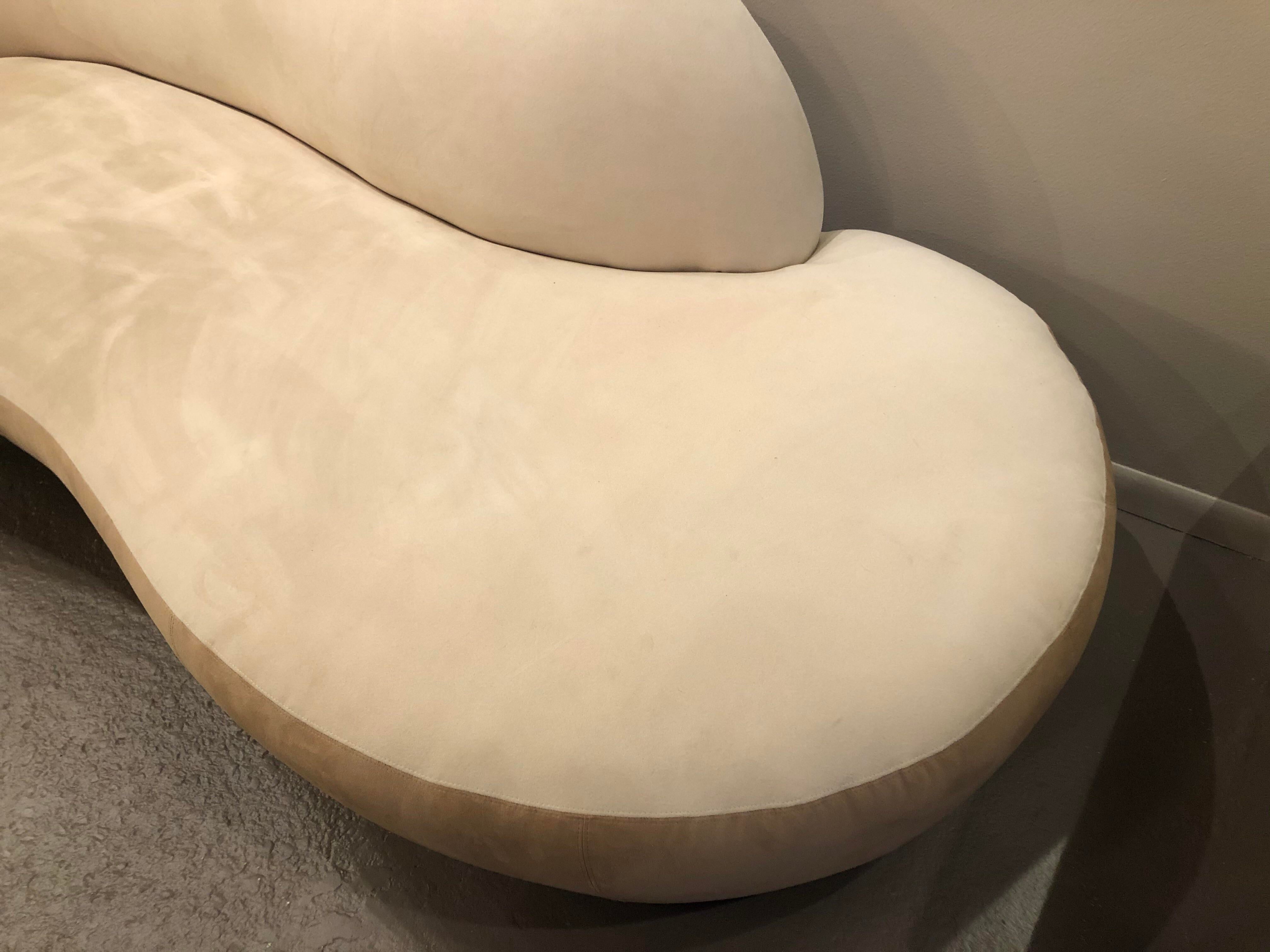1980s Vintage Vladimir Kagan for Weiman Cloud Serpentine Sofa