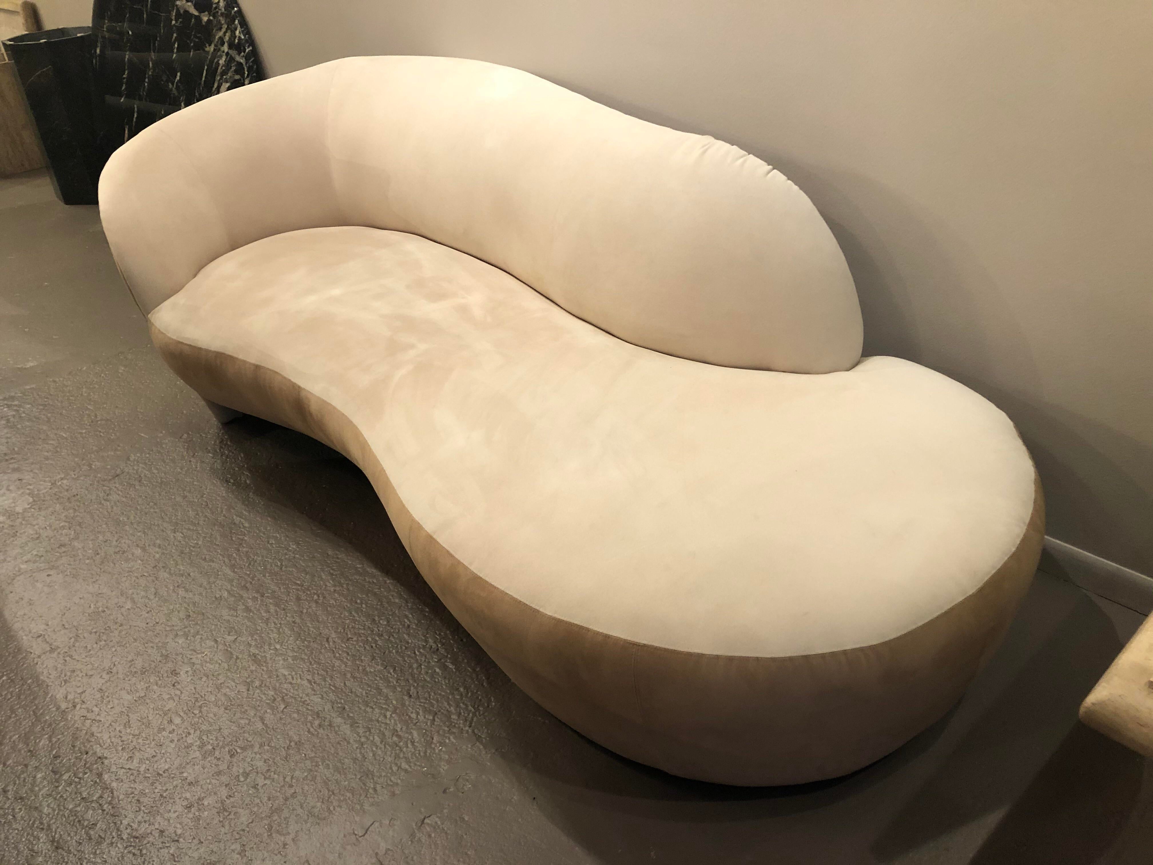 1980s Vintage Vladimir Kagan for Weiman Cloud Serpentine Sofa