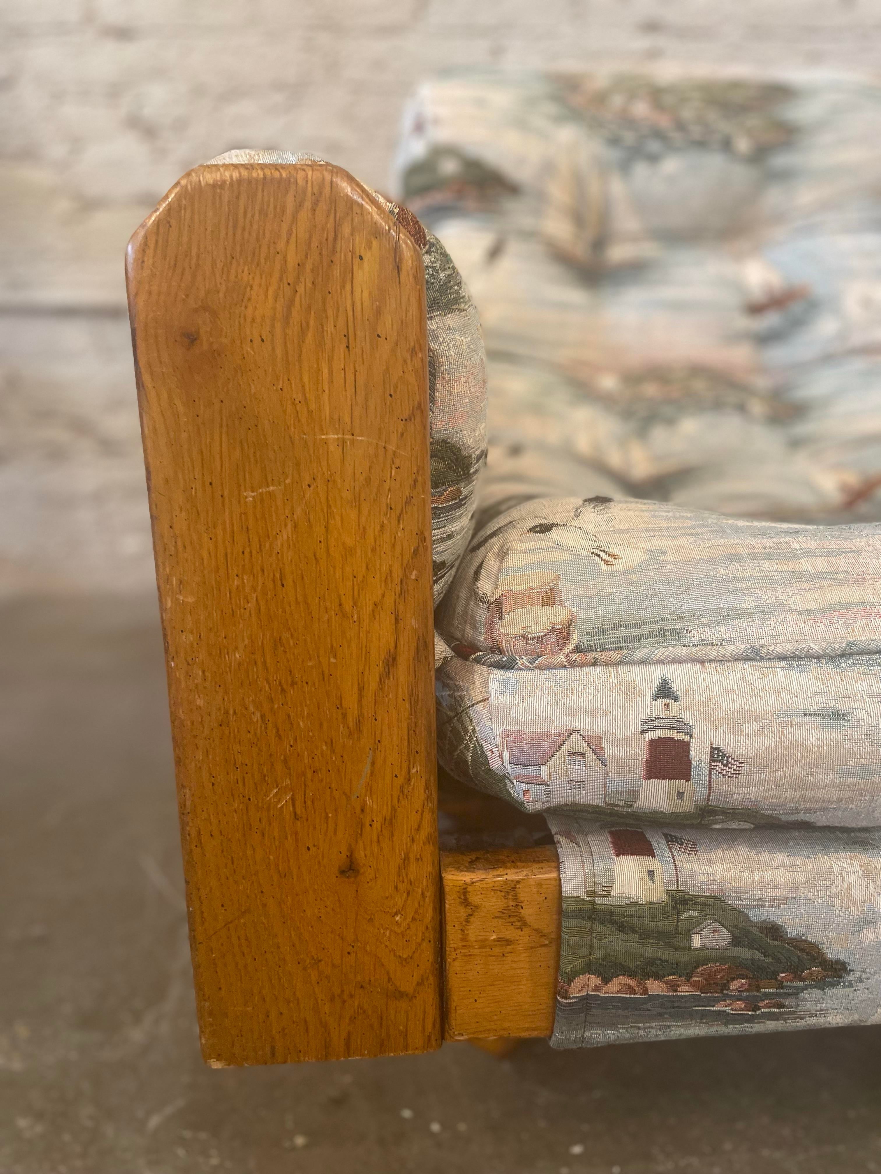 1980s Vintage Wood Rustic Swivel Chairs