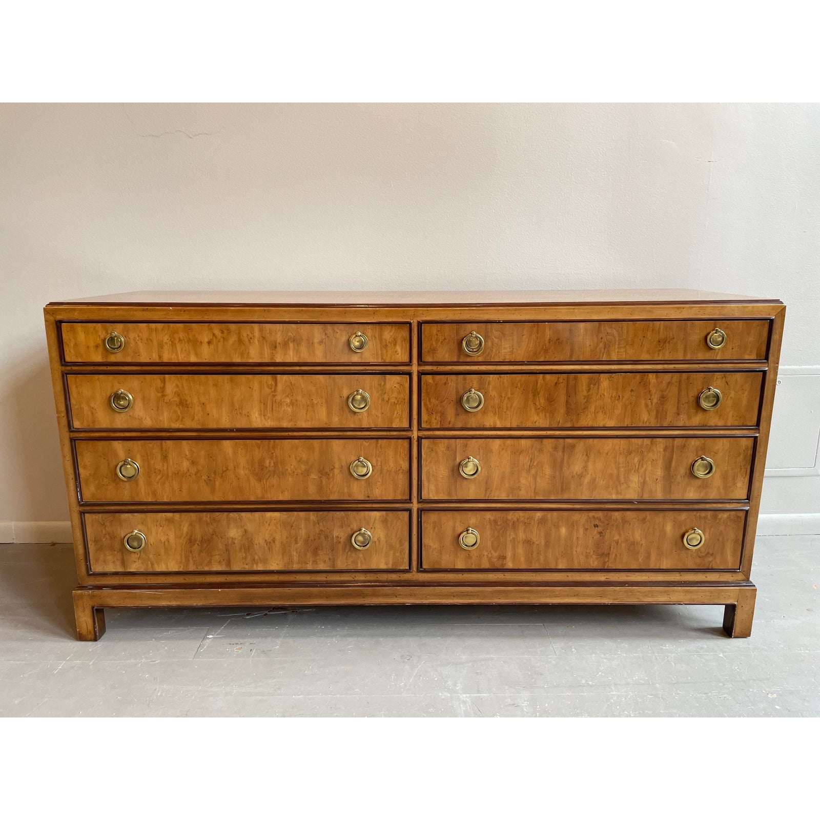1980s Vintage Wooden Drexel Heritage Dresser