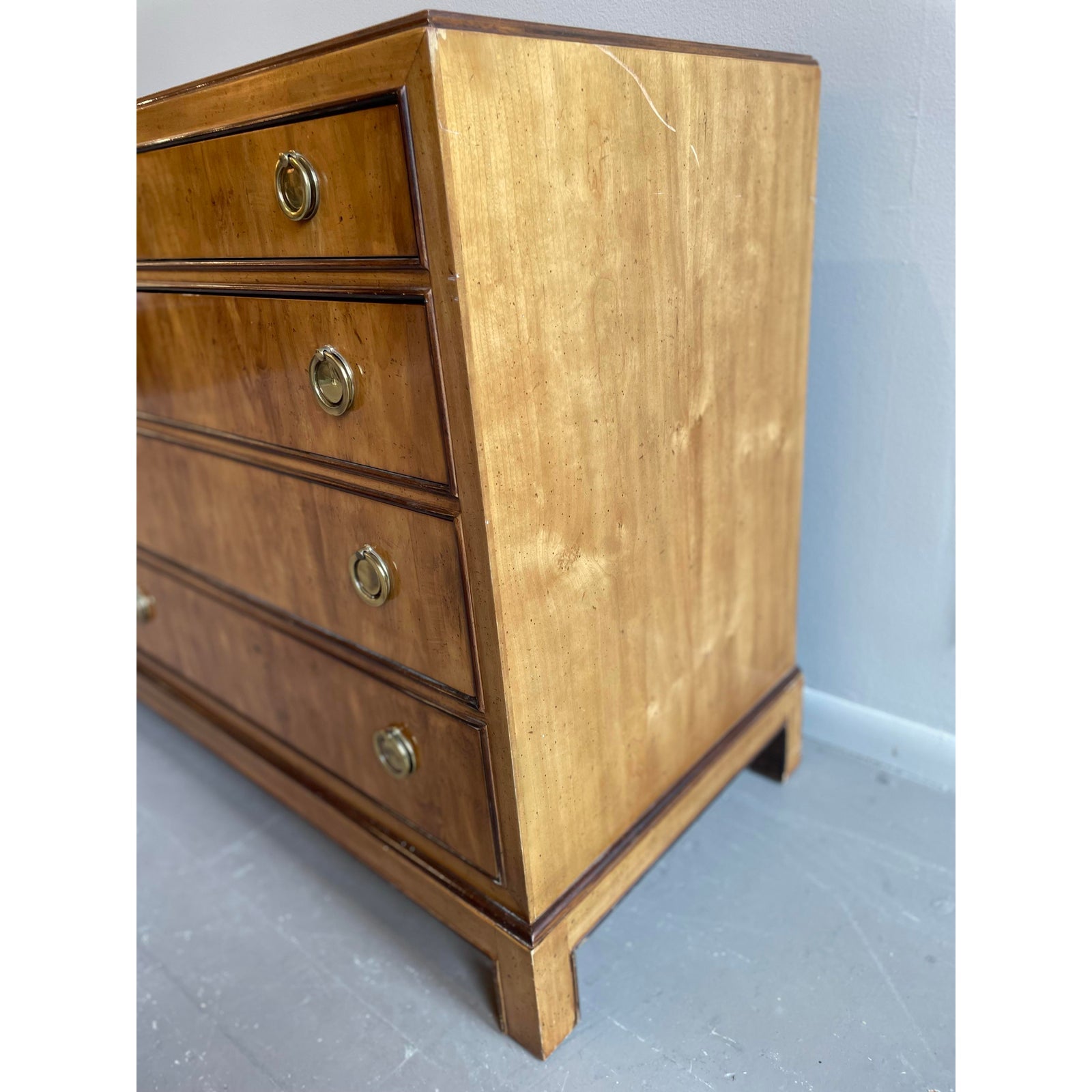 1980s Vintage Wooden Drexel Heritage Dresser