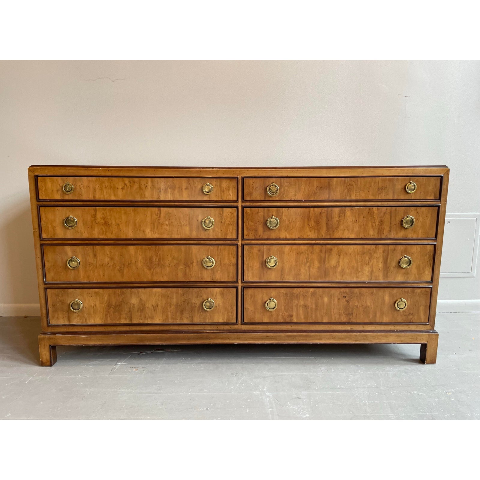 1980s Vintage Wooden Drexel Heritage Dresser