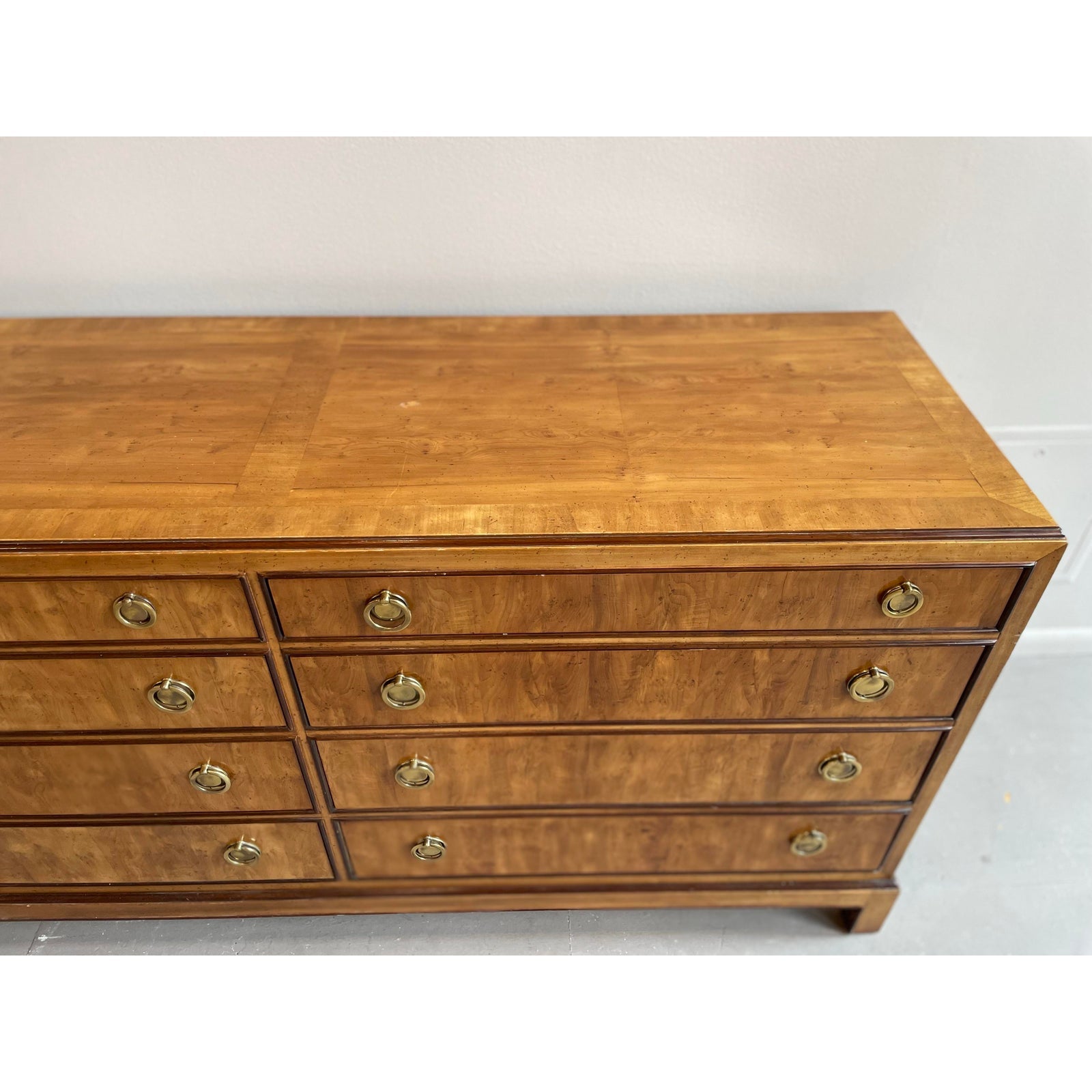 1980s Vintage Wooden Drexel Heritage Dresser