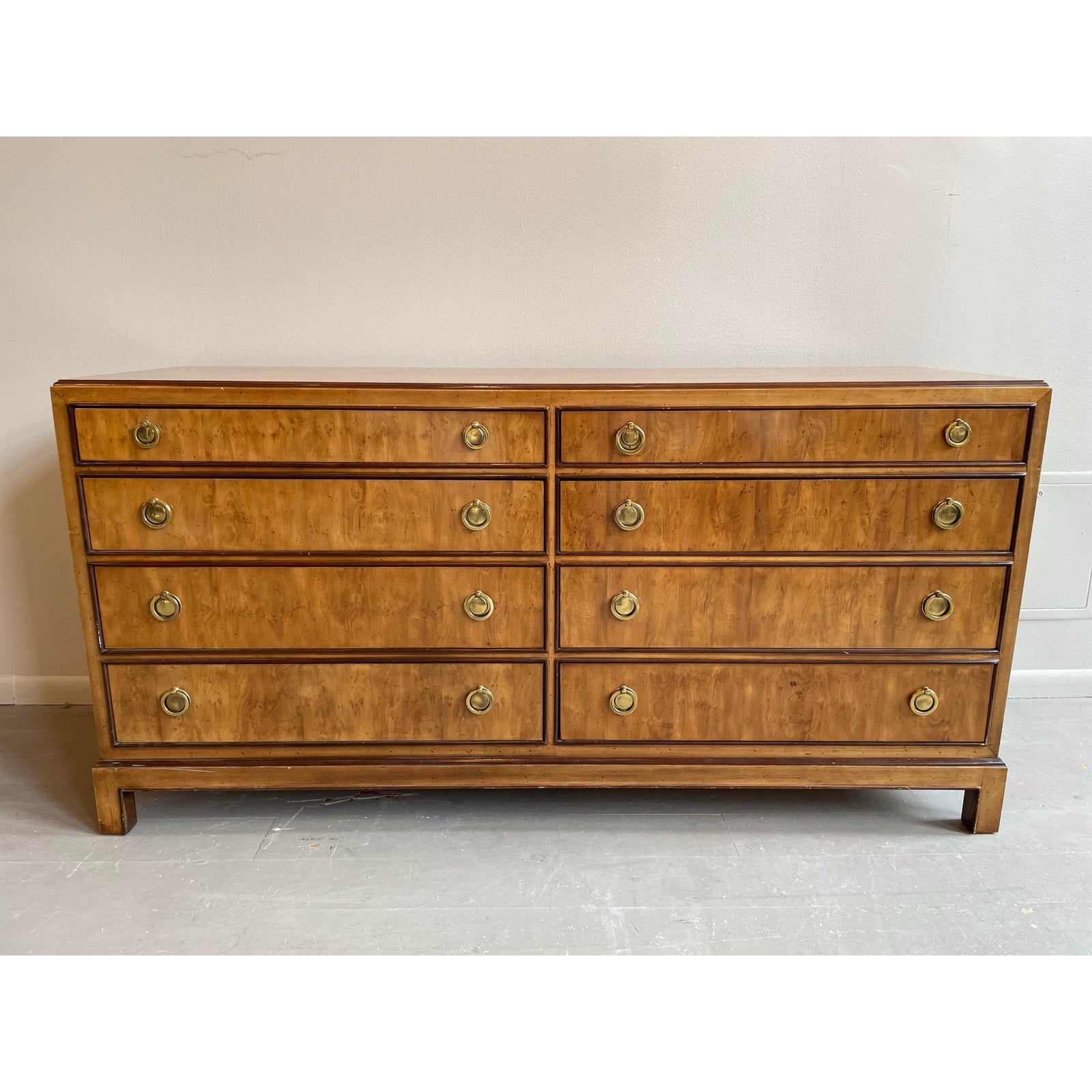 1980s Vintage Wooden Drexel Heritage Dresser