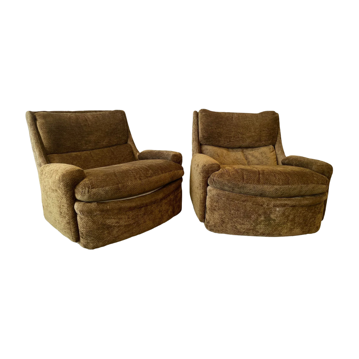 1980s Postmodern Sculptural Arc Chairs