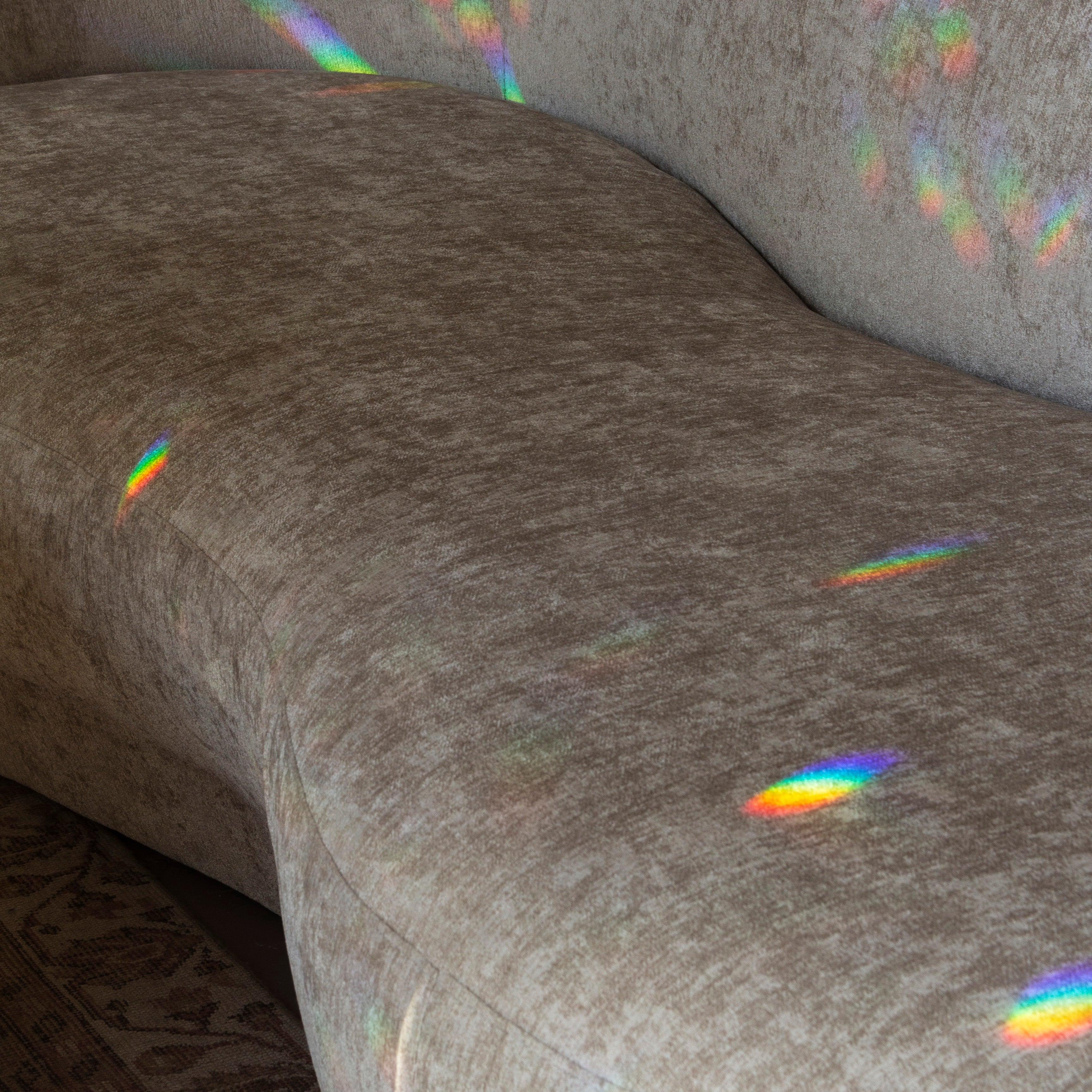 Curved Sofa Chaise, 1980s