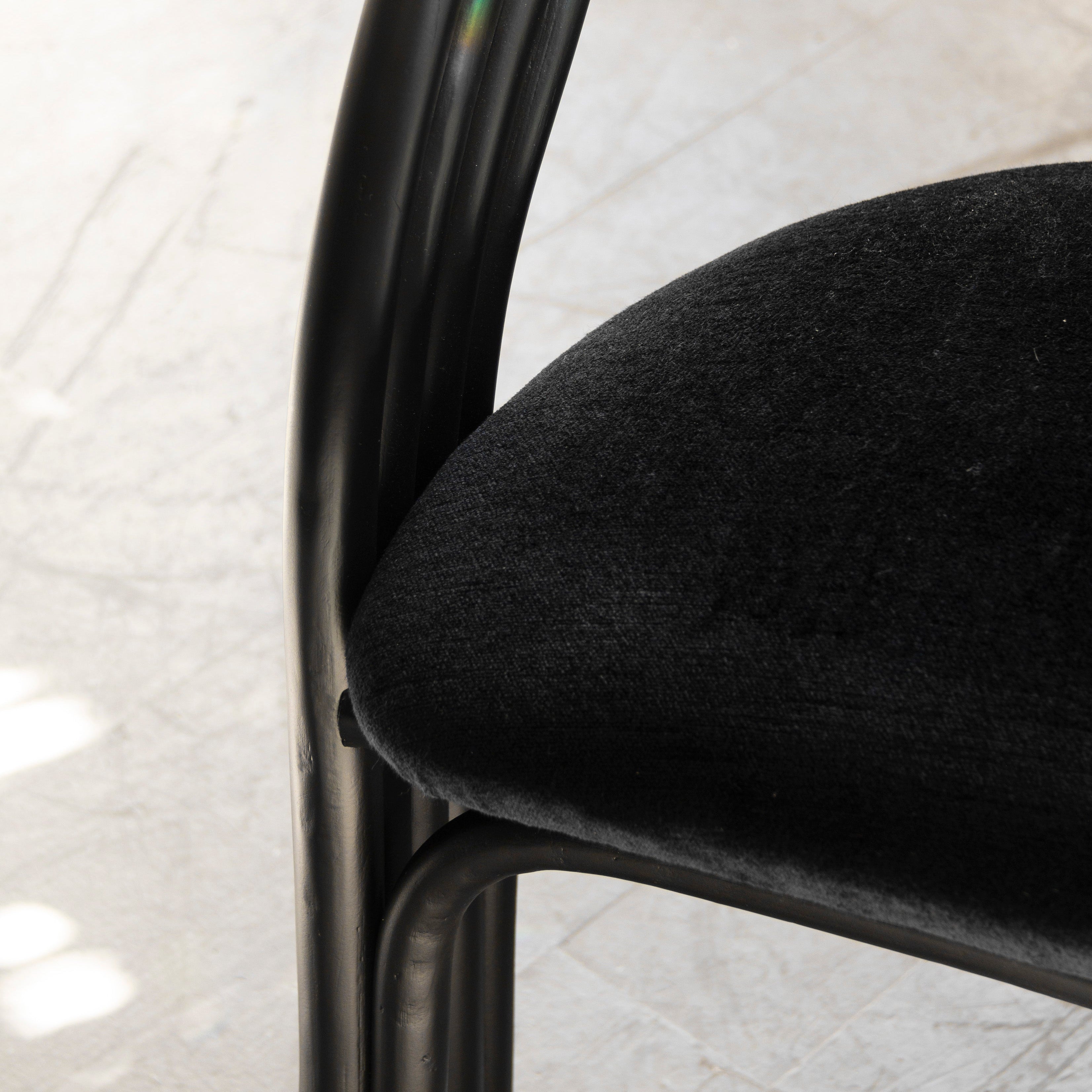 1980s Vintage Rattan Bamboo Dining Chairs in the Manner of Axel Enthoven for Rohe Noordwolde