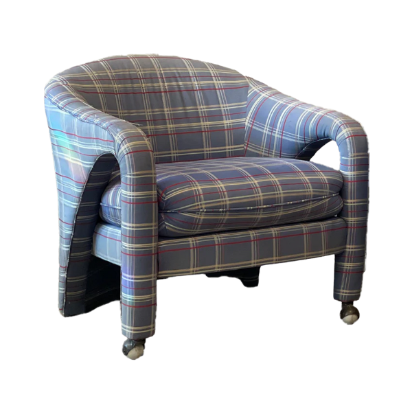 1980s Postmodern Sculptural Arc Chairs