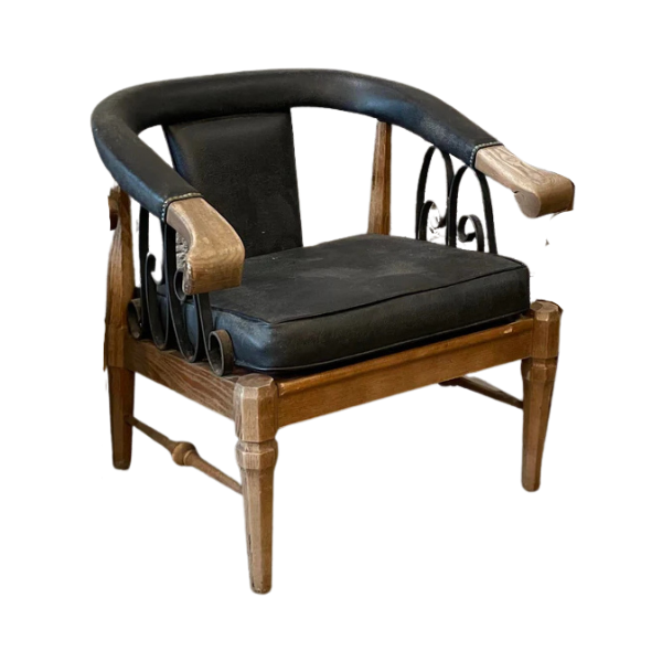 1980s Vintage Horseshoe Chairs