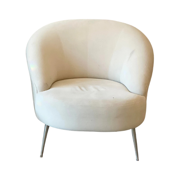 Oversized Postmodern Directional Lounge Chairs