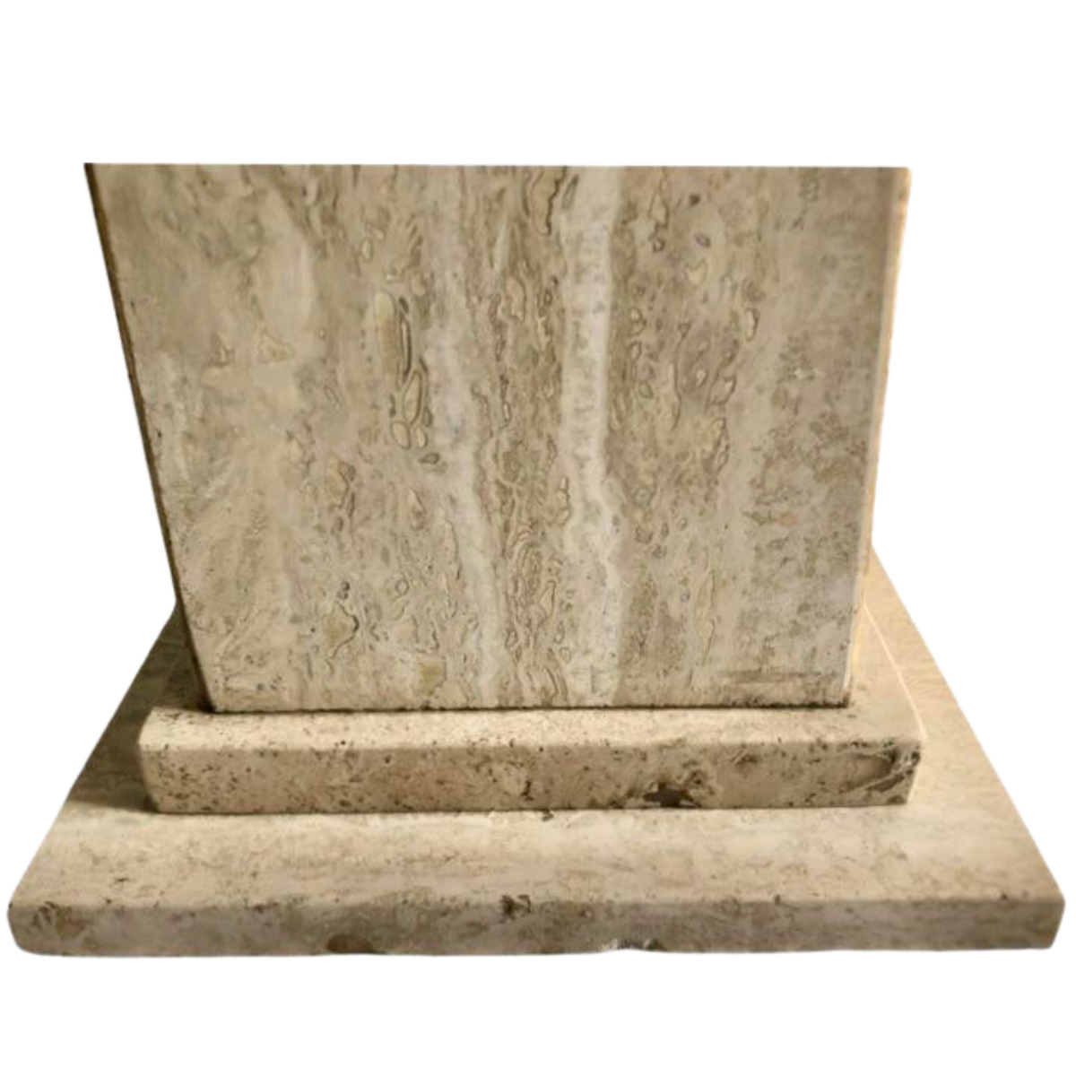 1962 Mid Century Large Travertine Lamp