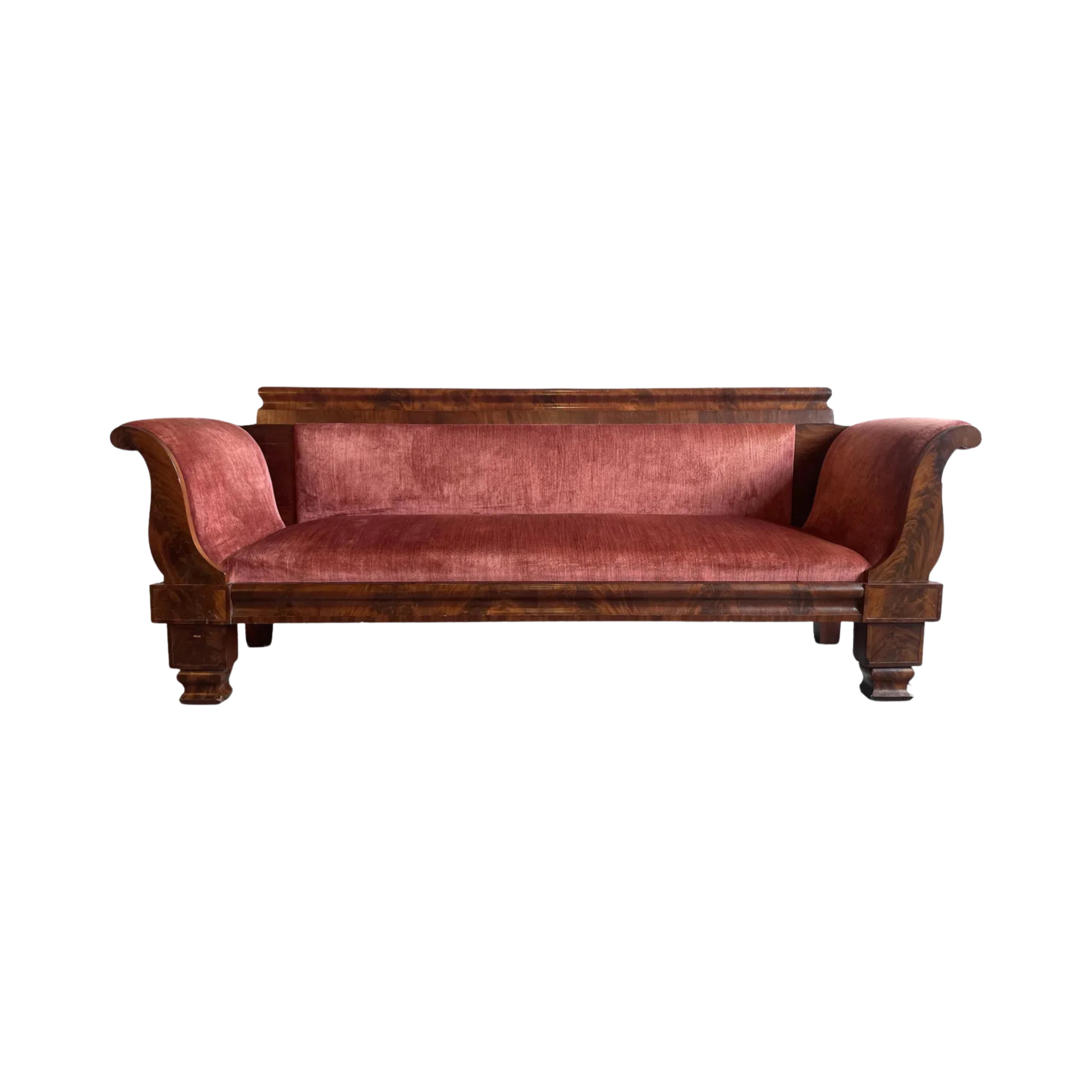 1920s Antique Vintage Georgian Sofa Bench