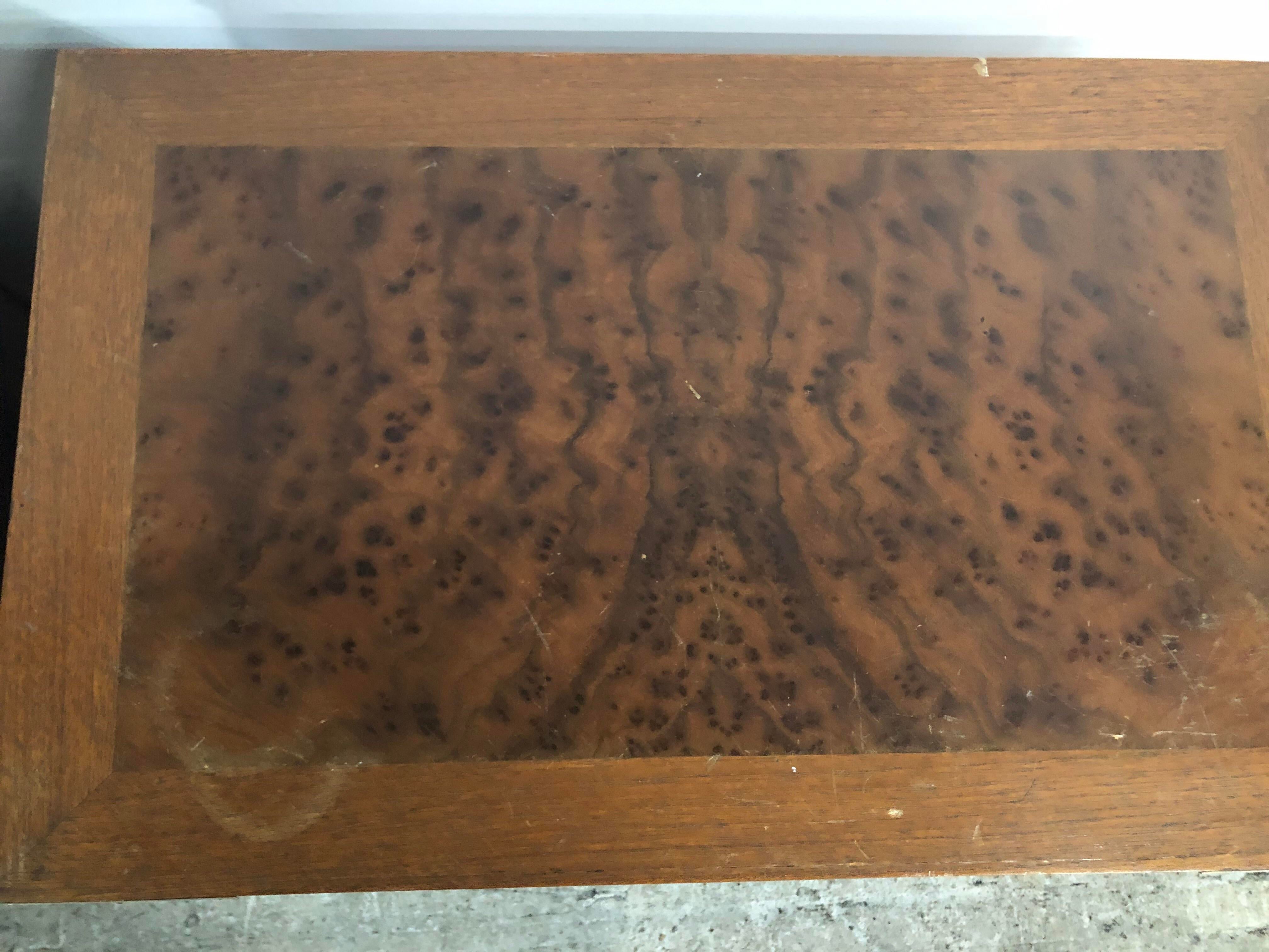 Asian Style Brass Detailed Nightstands - a Pair