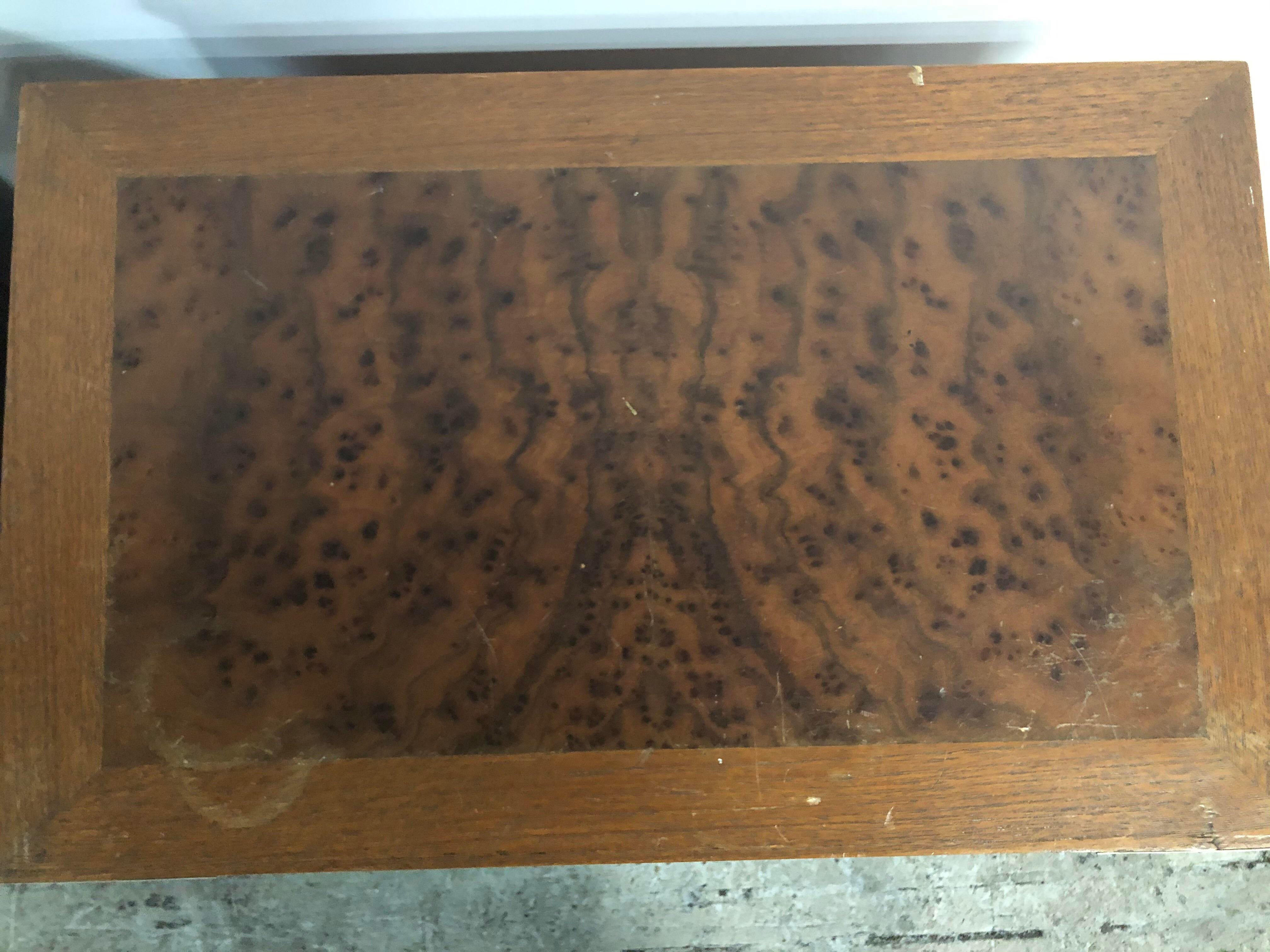 Asian Style Brass Detailed Nightstands - a Pair