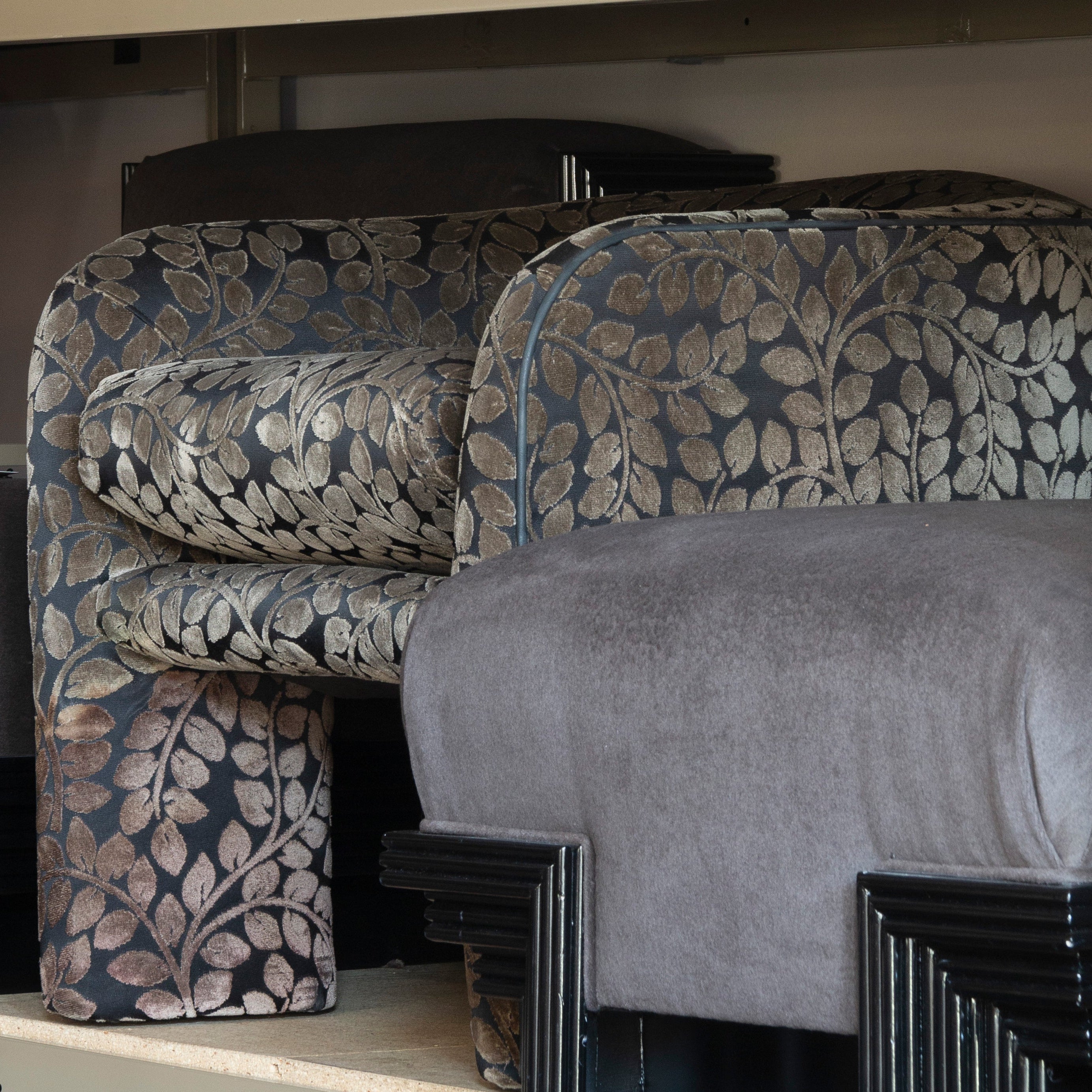 1980s Postmodern 3 Leg Side Chairs - a Pair
