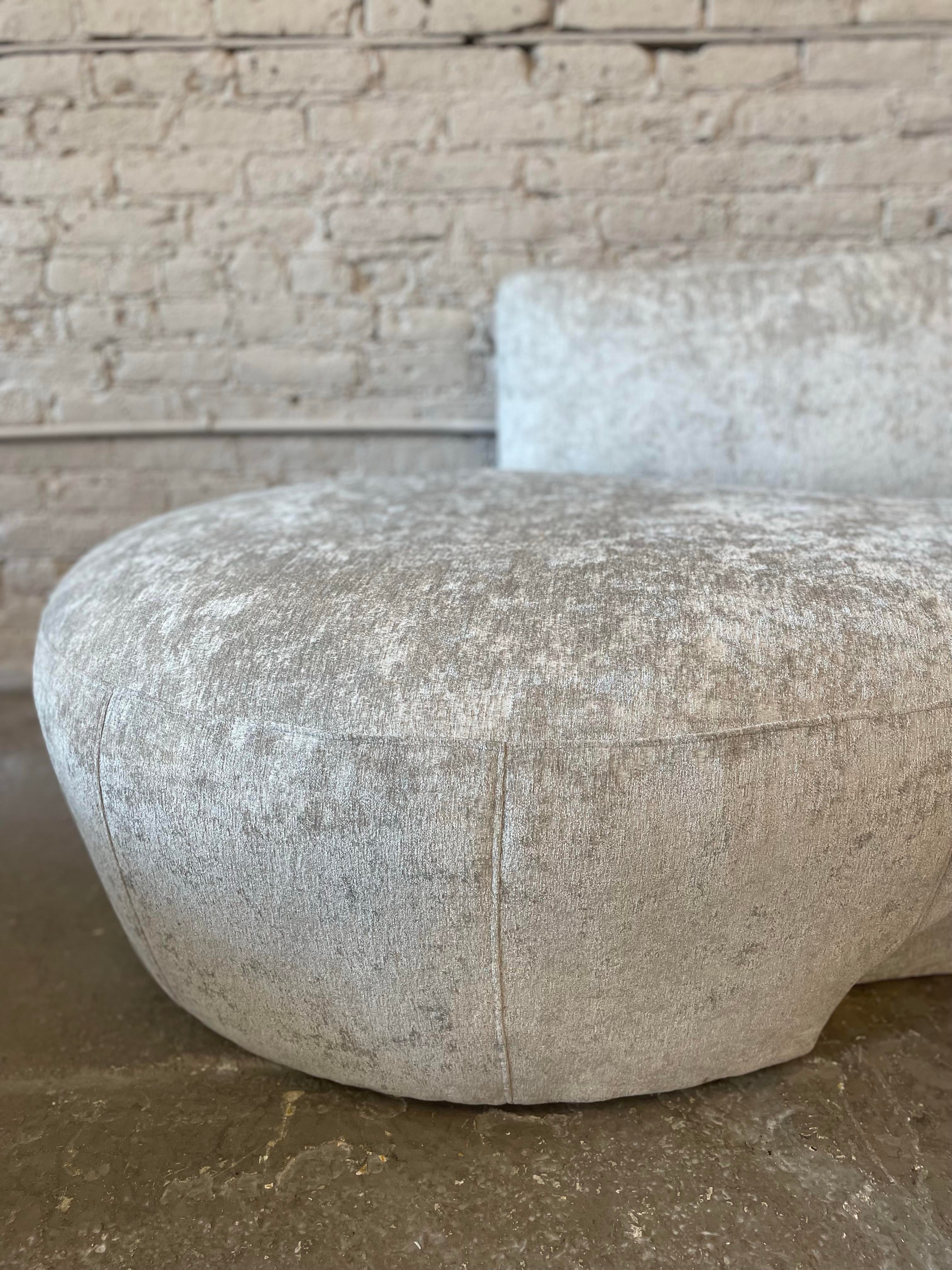Curved Sofa Chaise, 1980s