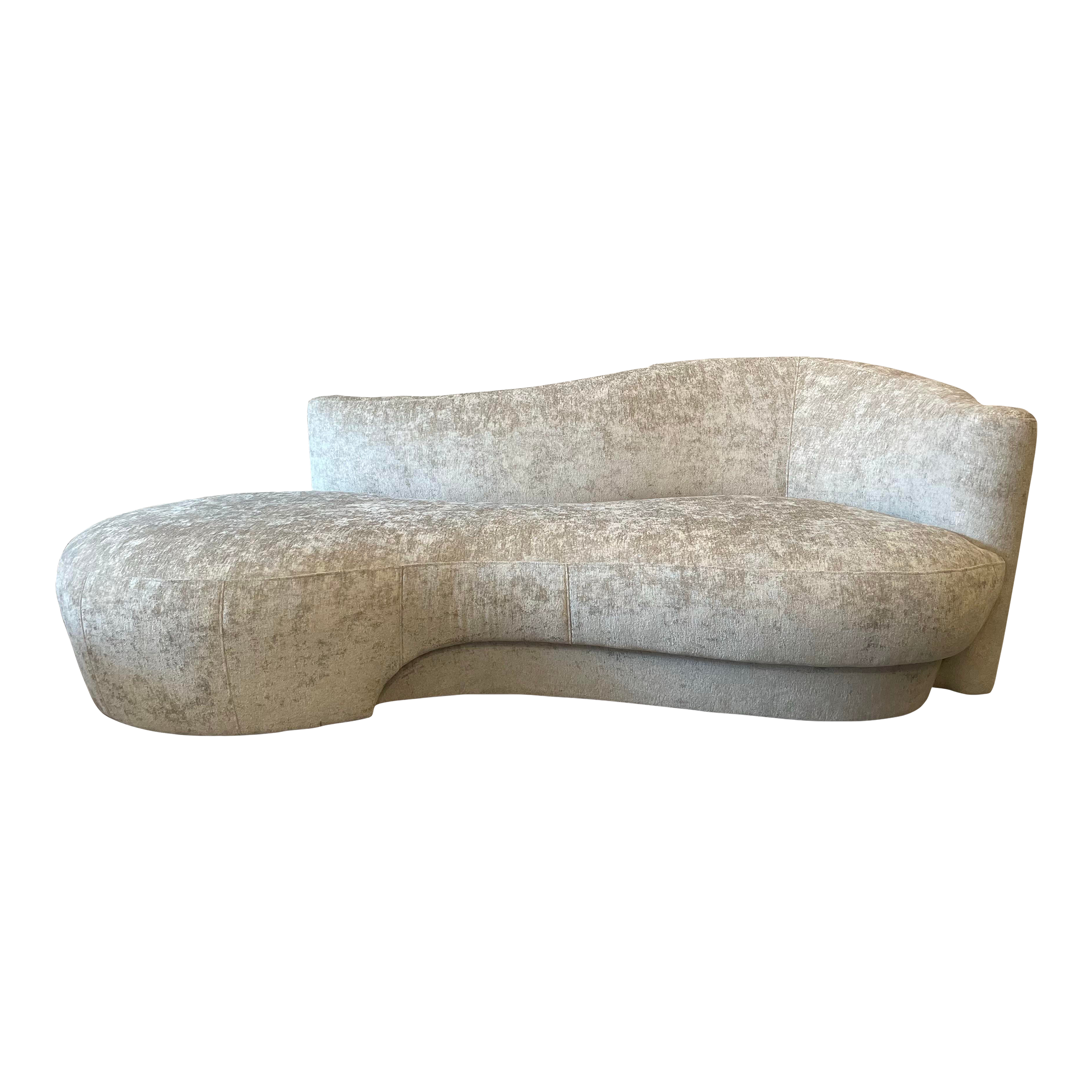 Curved Sofa Chaise, 1980s