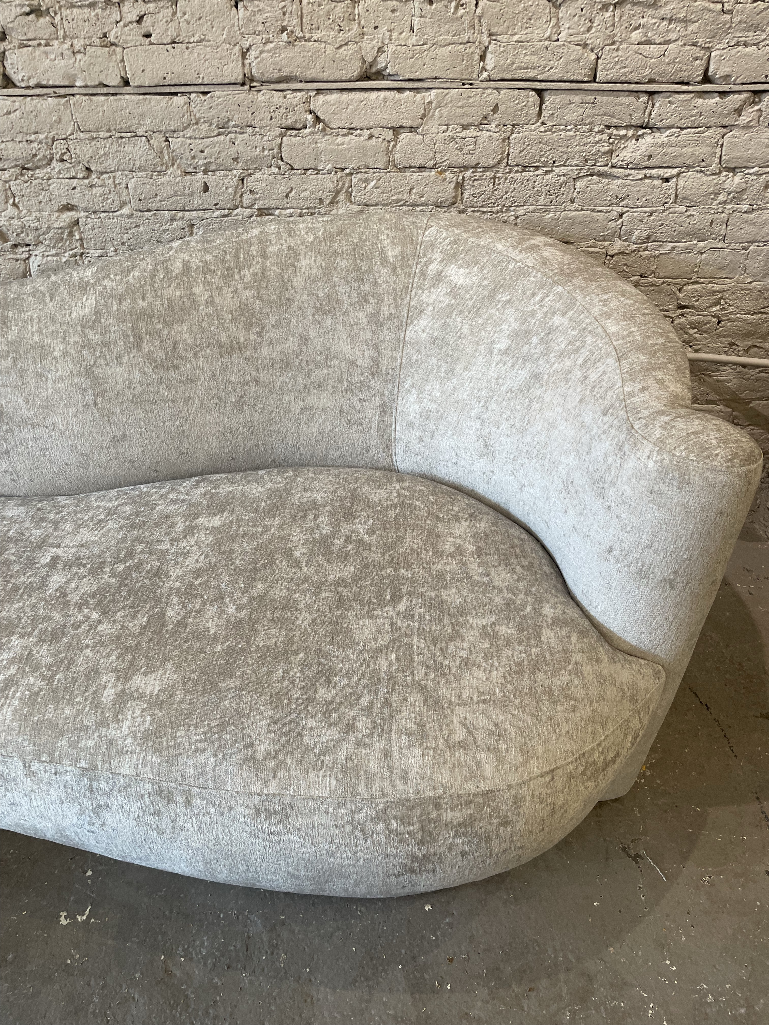Curved Sofa Chaise, 1980s