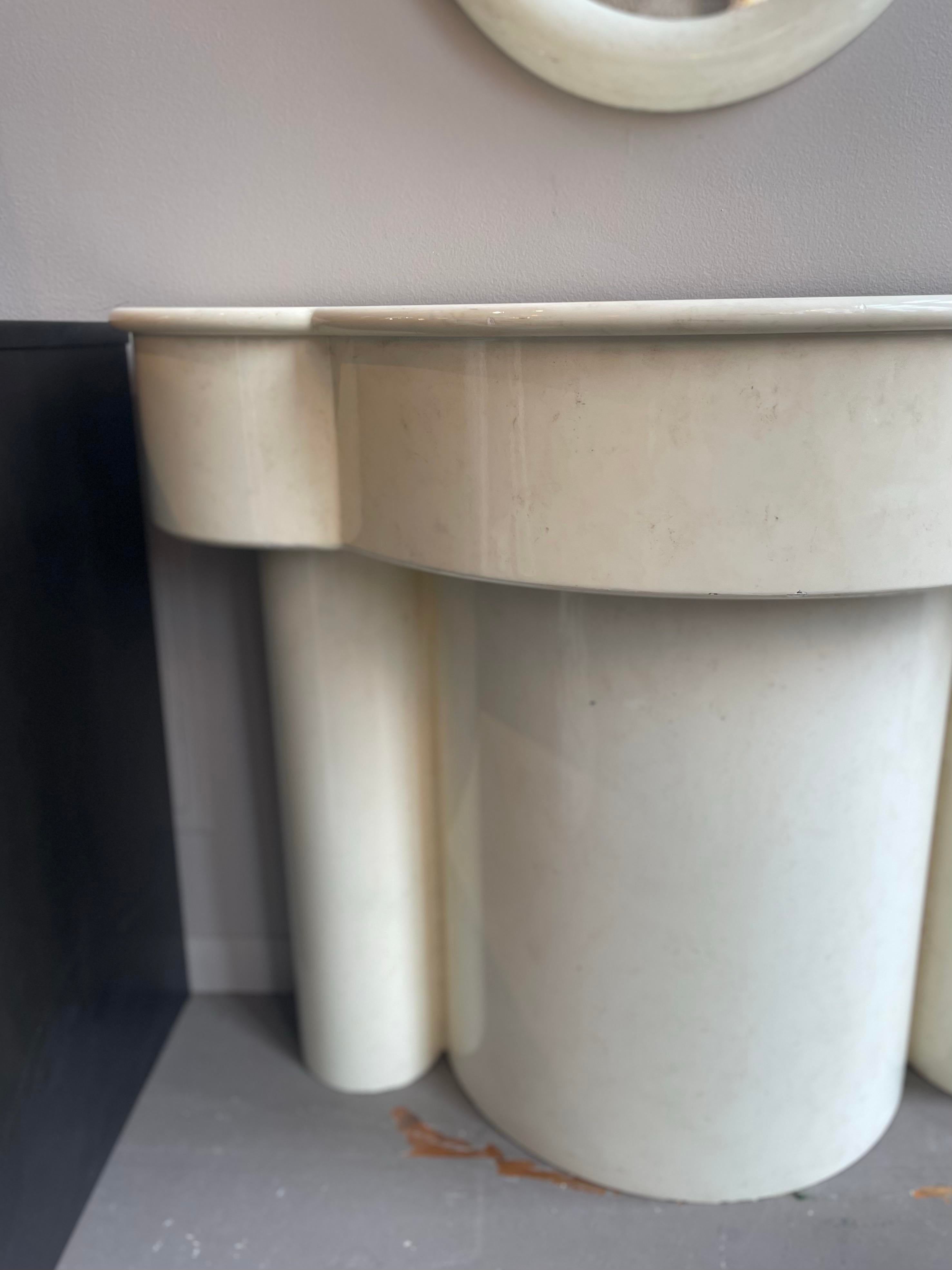 Gampel - Stoll Inc 1970s Mirror and Console