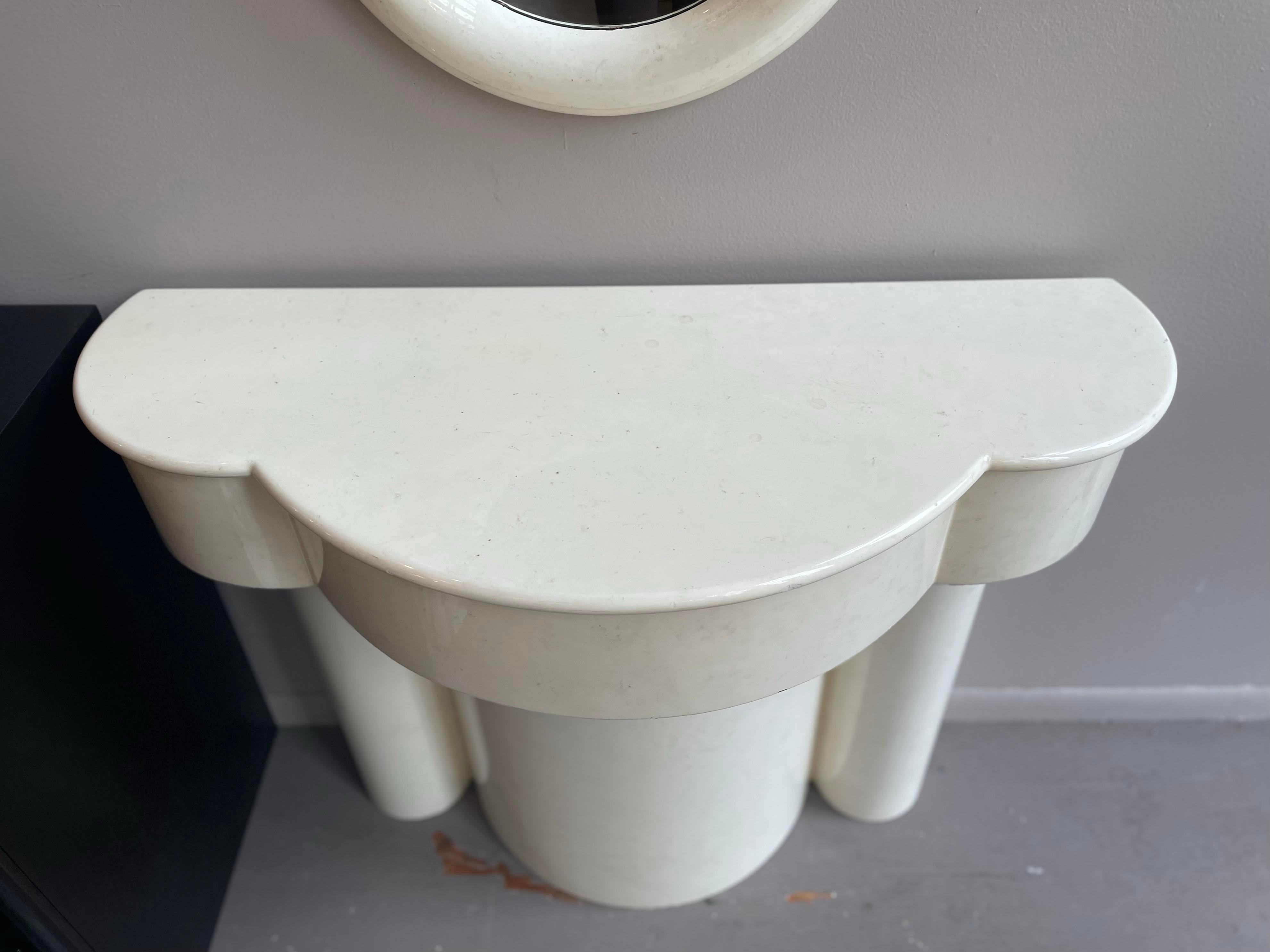 Gampel - Stoll Inc 1970s Mirror and Console