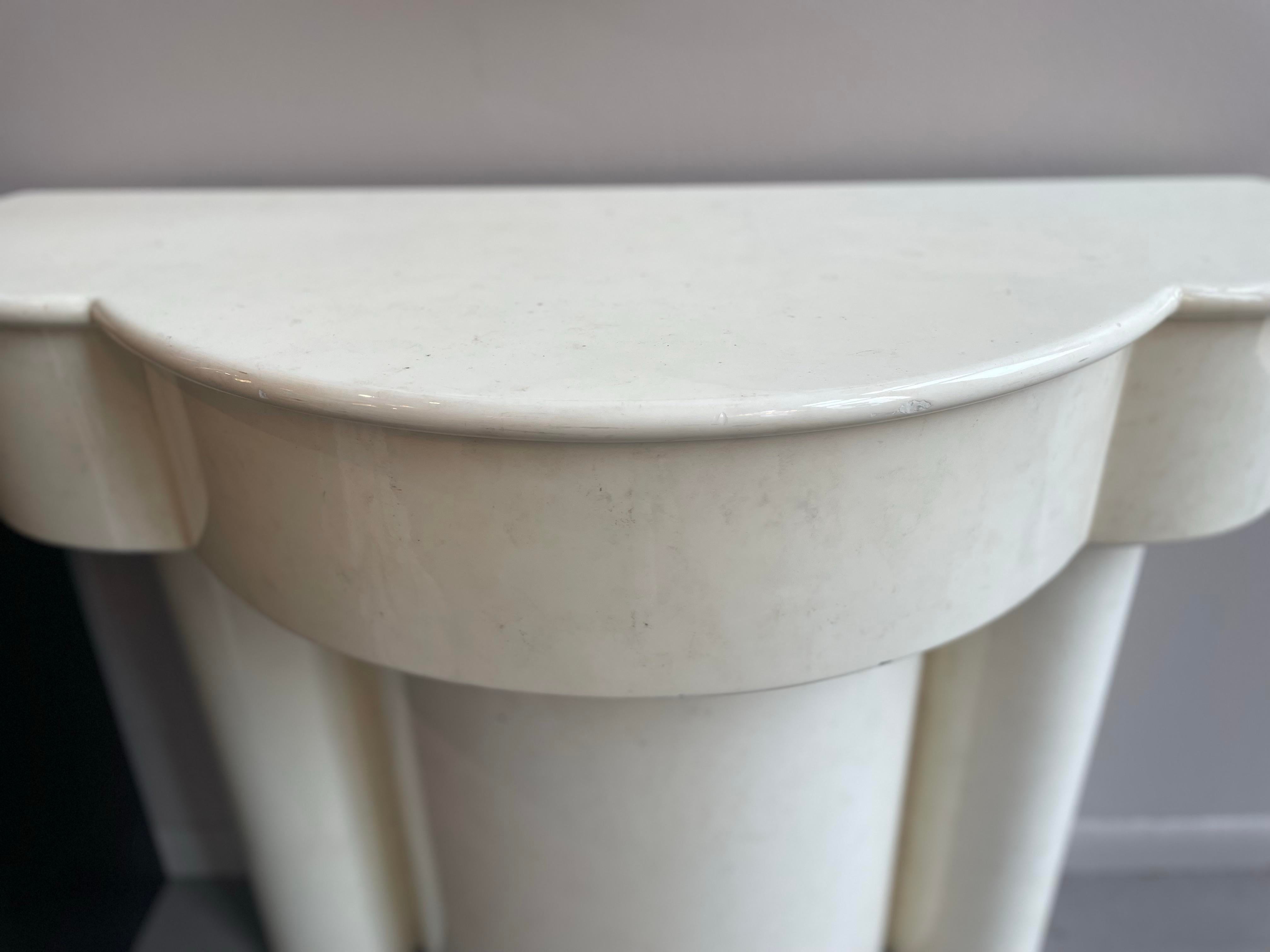Gampel - Stoll Inc 1970s Mirror and Console