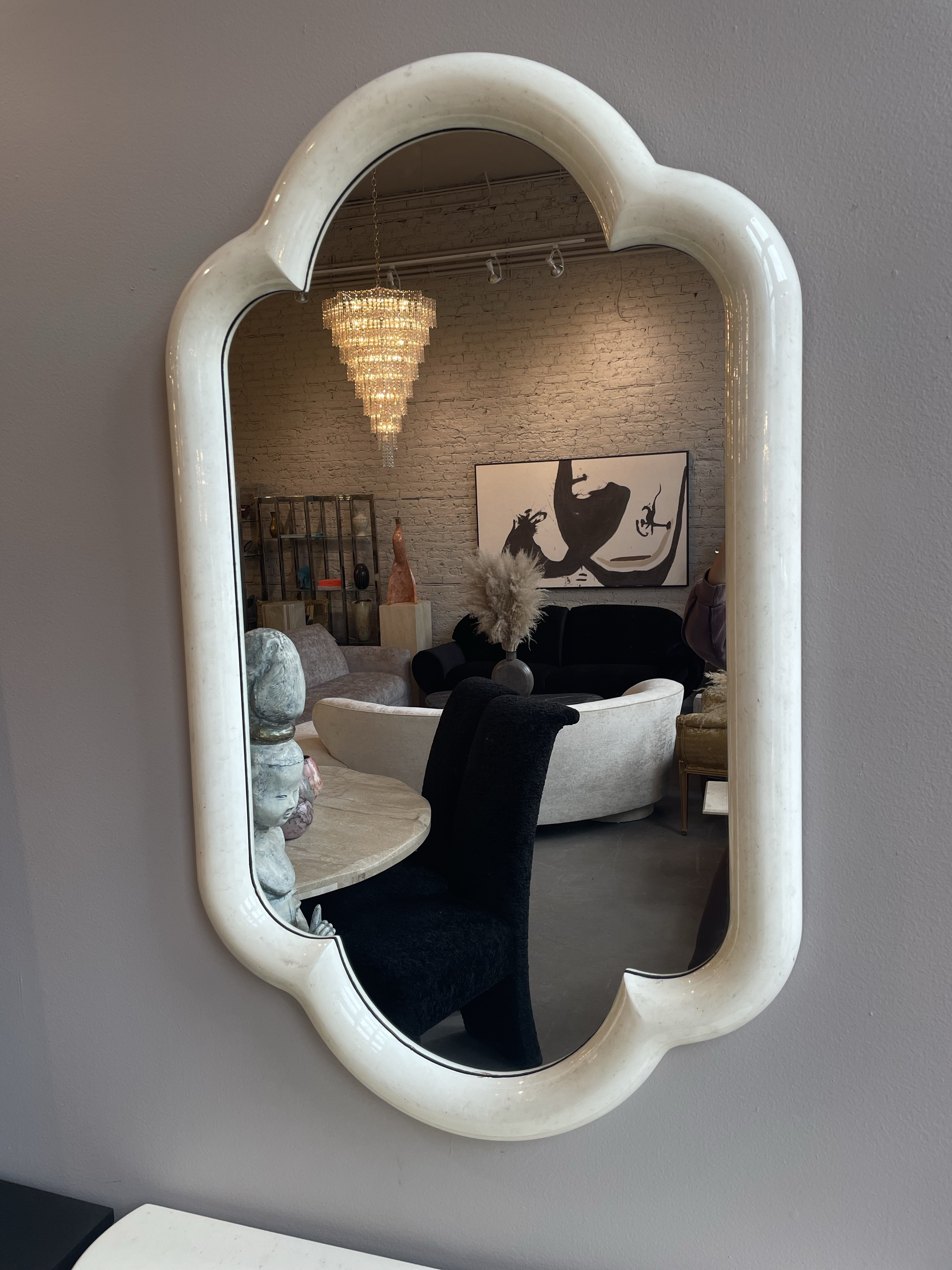 Gampel - Stoll Inc 1970s Mirror and Console
