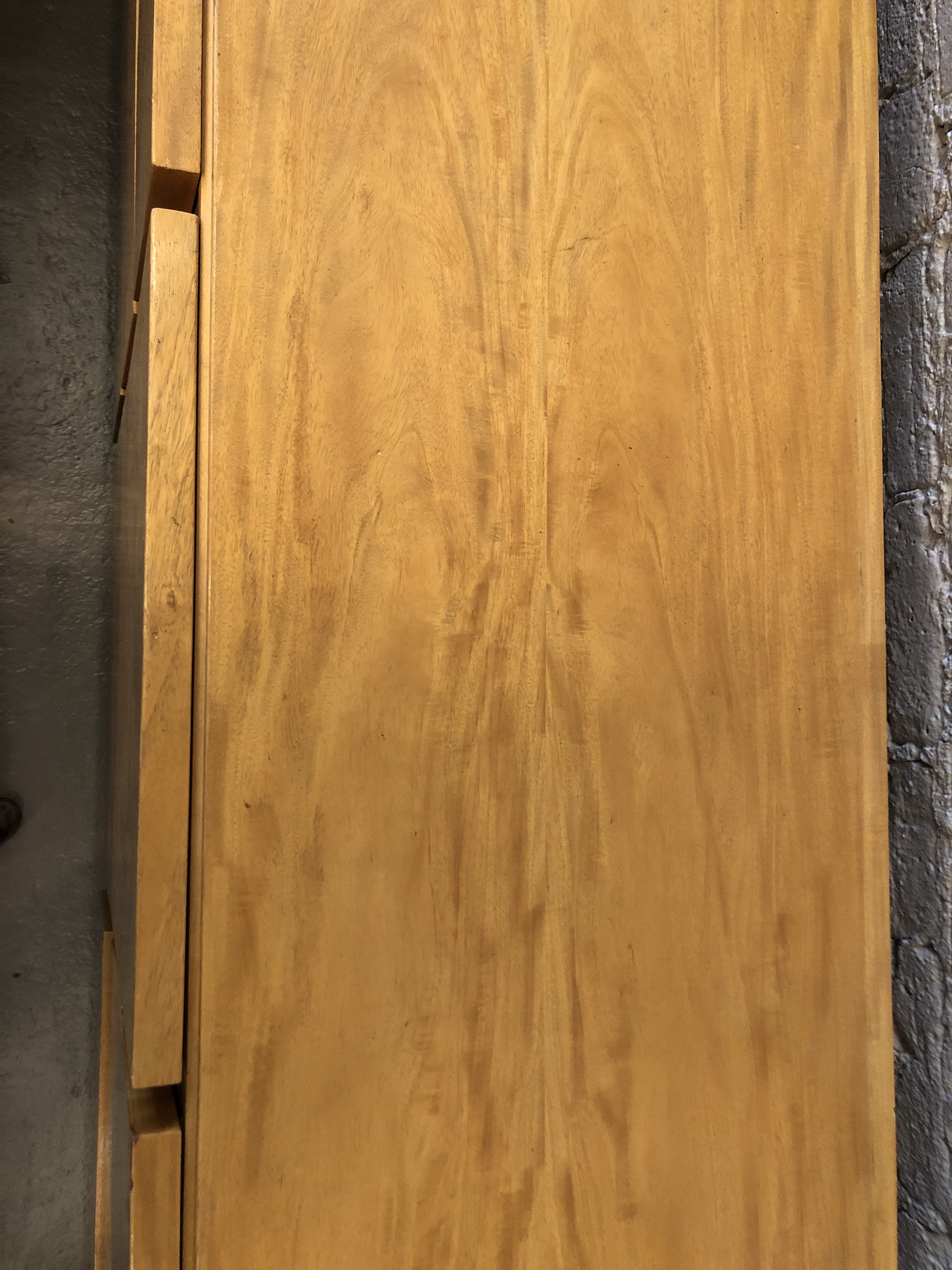 Lane Furniture Burled Wood Lowboy Dresser