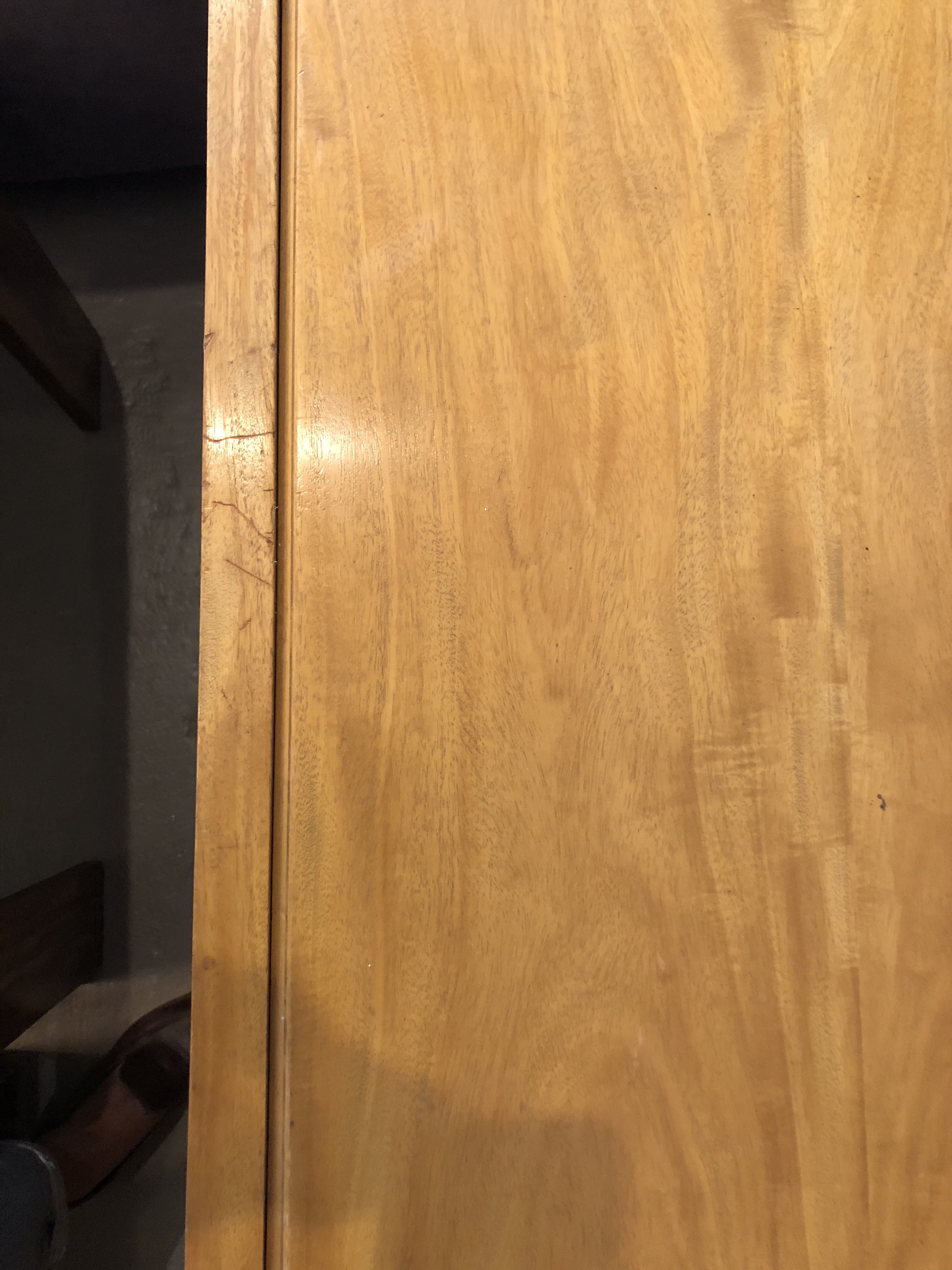 Lane Furniture Burled Wood Lowboy Dresser