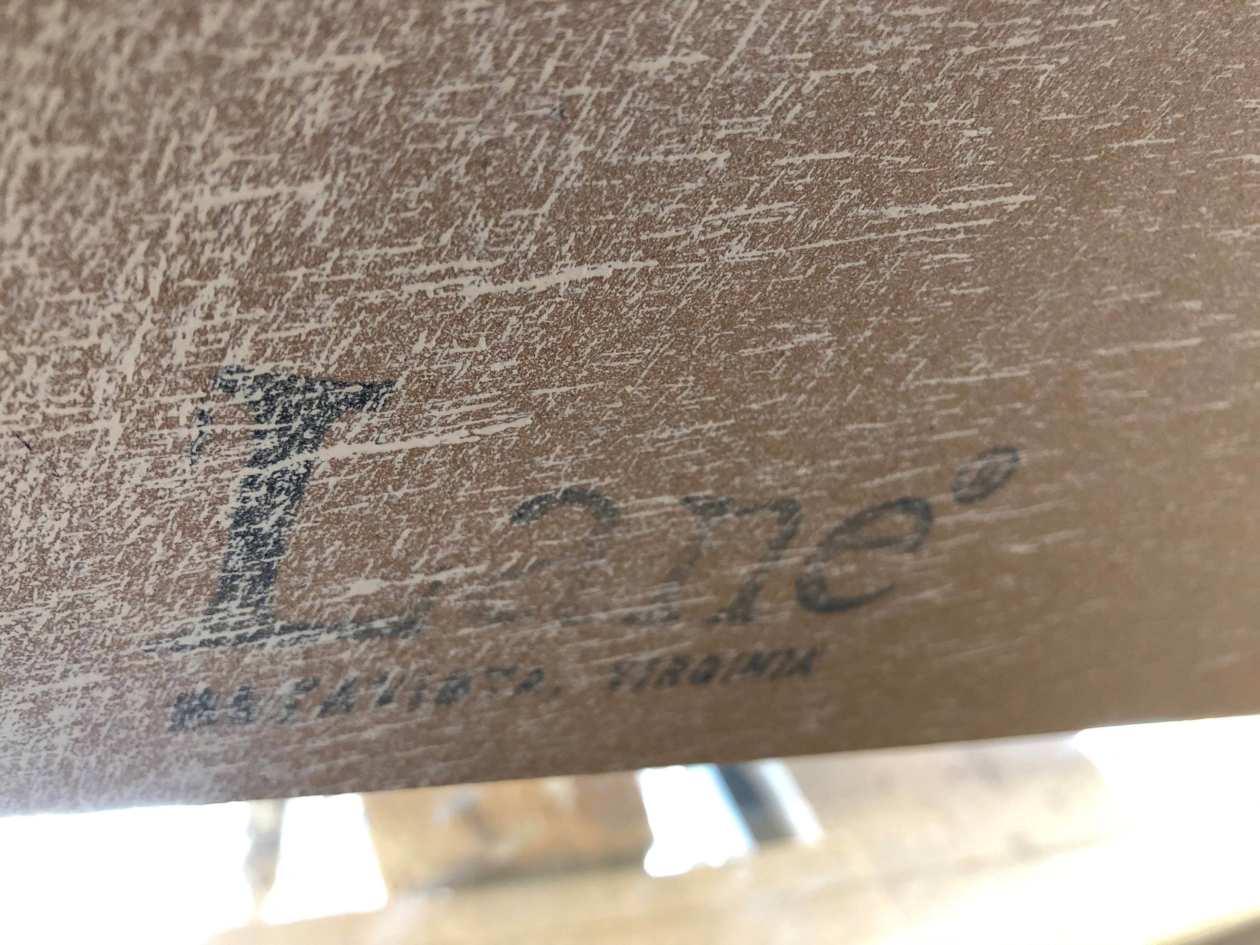 Lane Postmodern Plaster Sofa Console Table