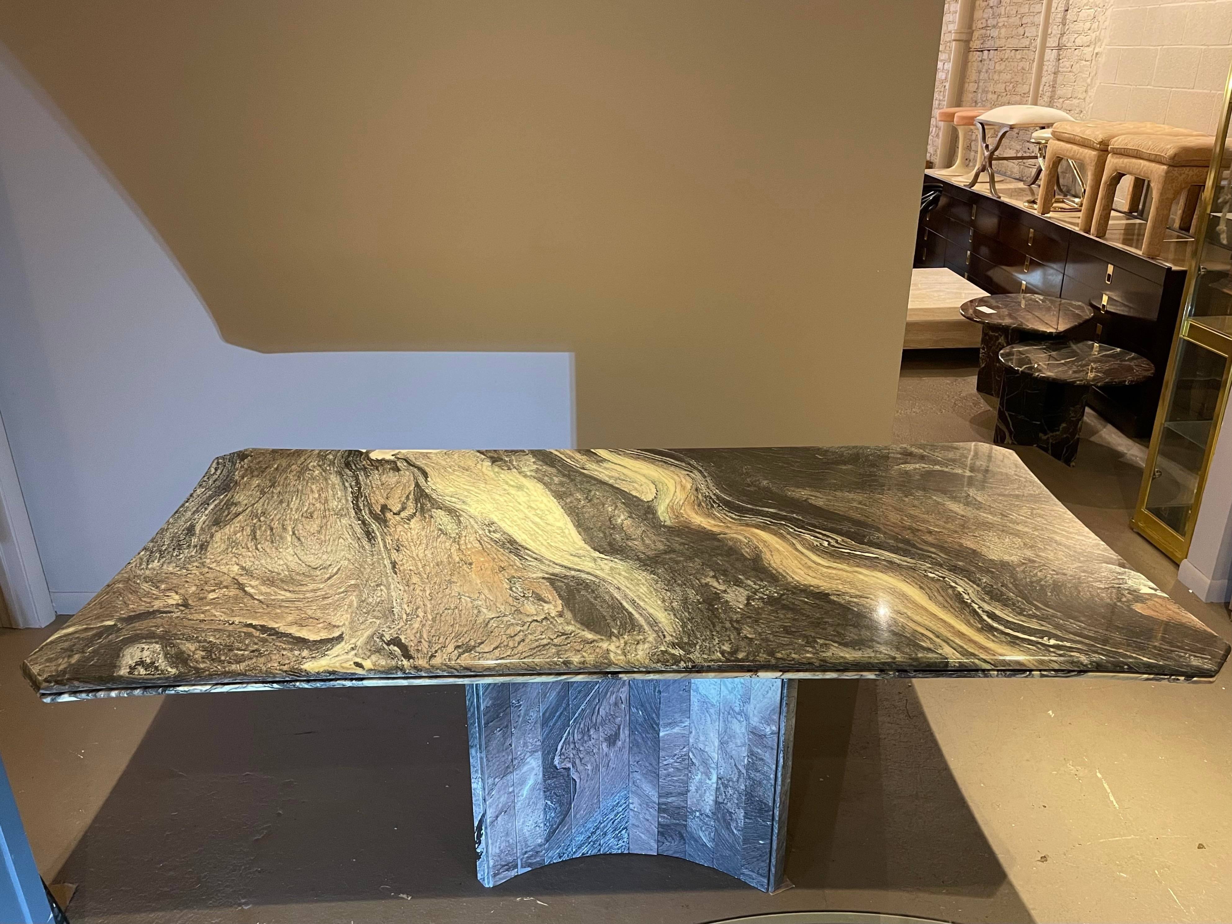 Post Modern Marble Dining Table