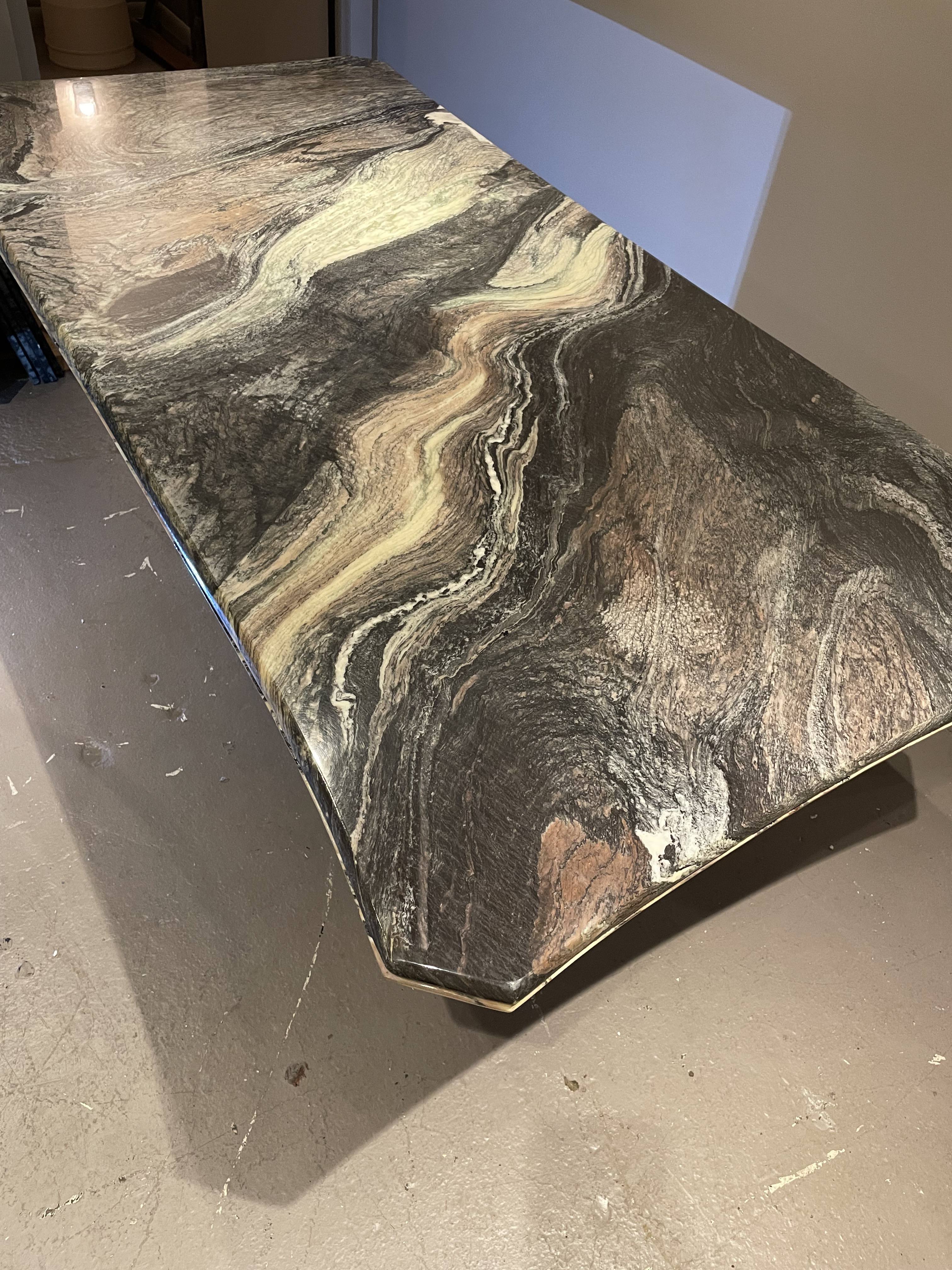 Post Modern Marble Dining Table