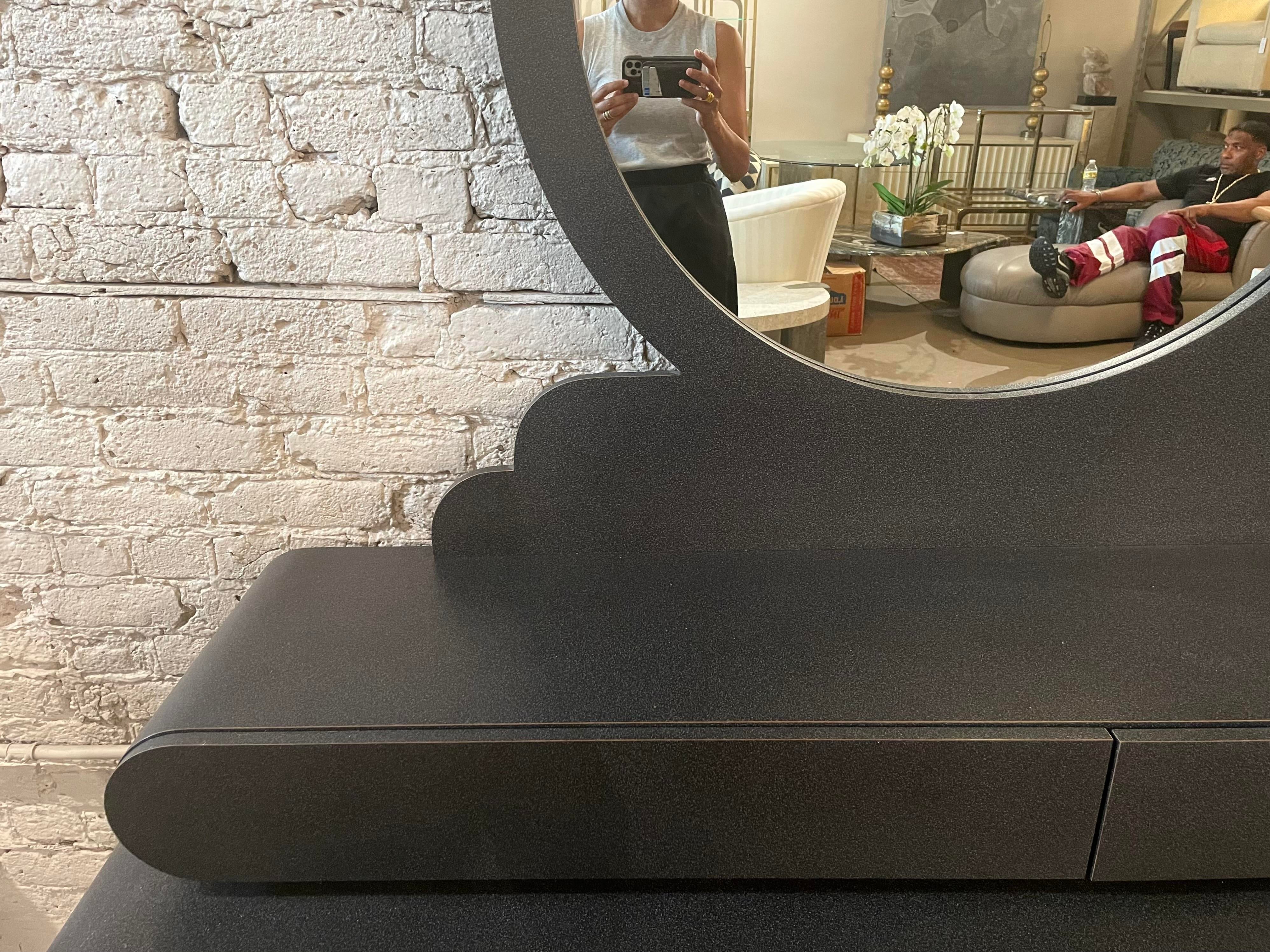 Postmodern Dresser With Mirror