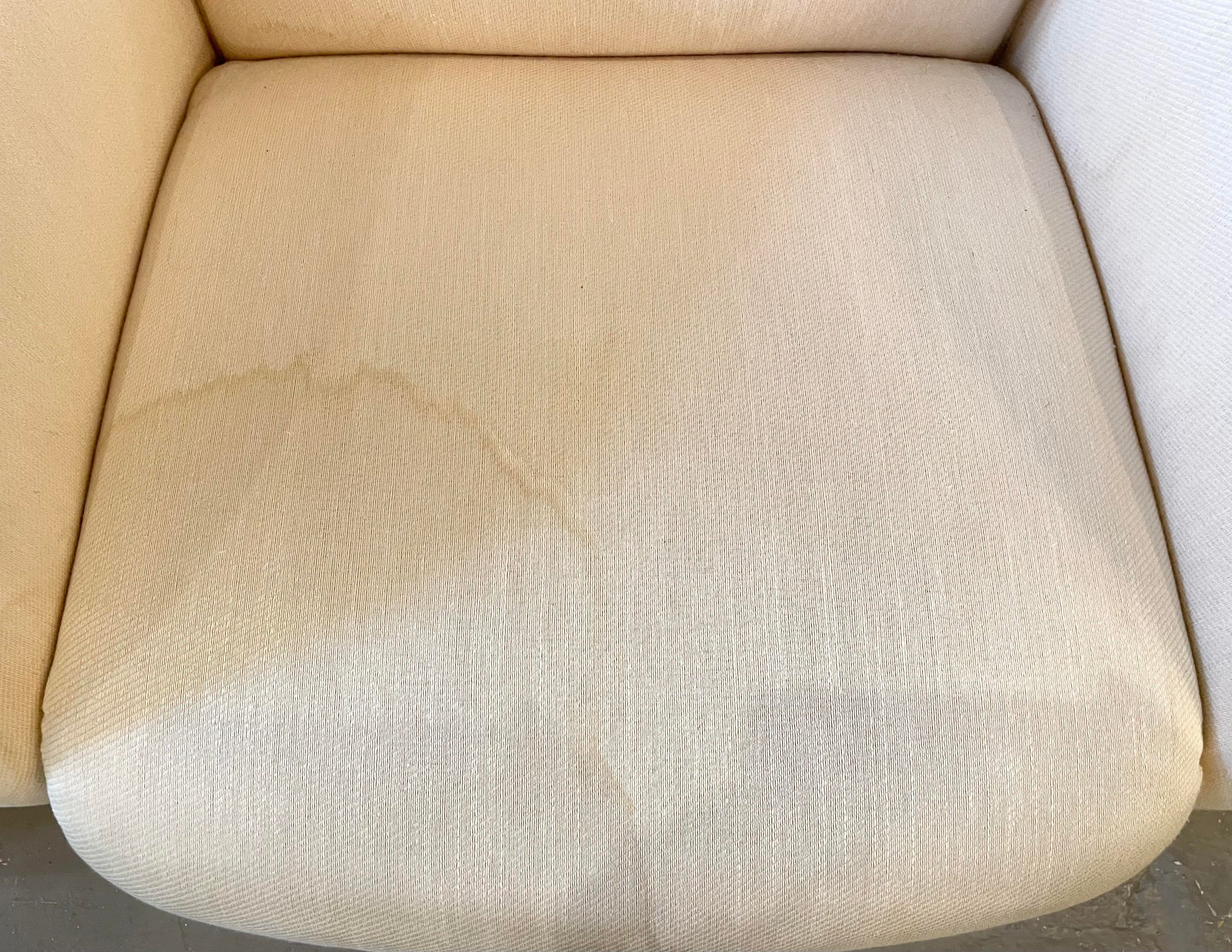 Postmodern Round Arm Swivel 360 Chairs - a Pair
