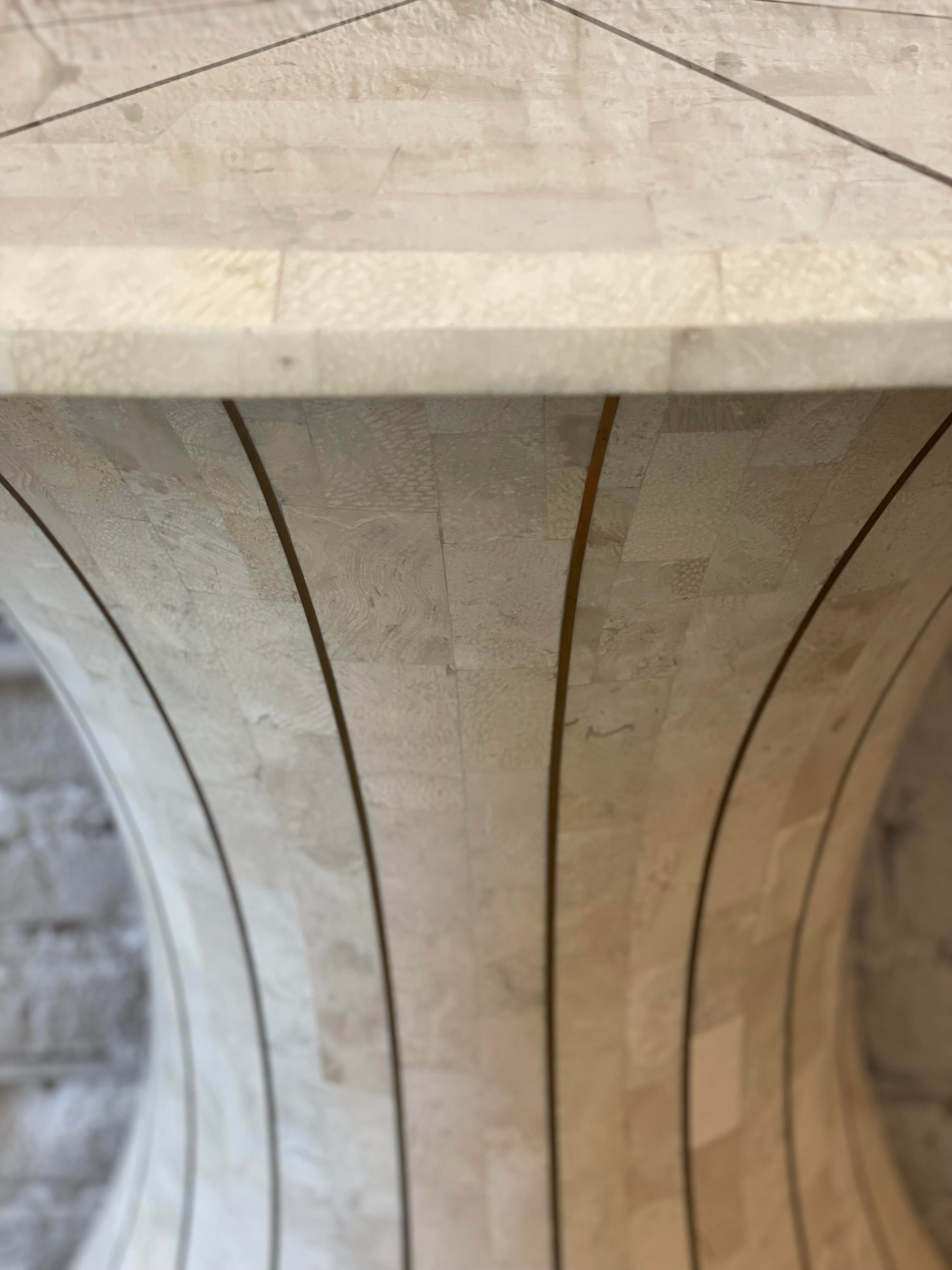 Postmodern Tessellated Console Table - Maitland Smith