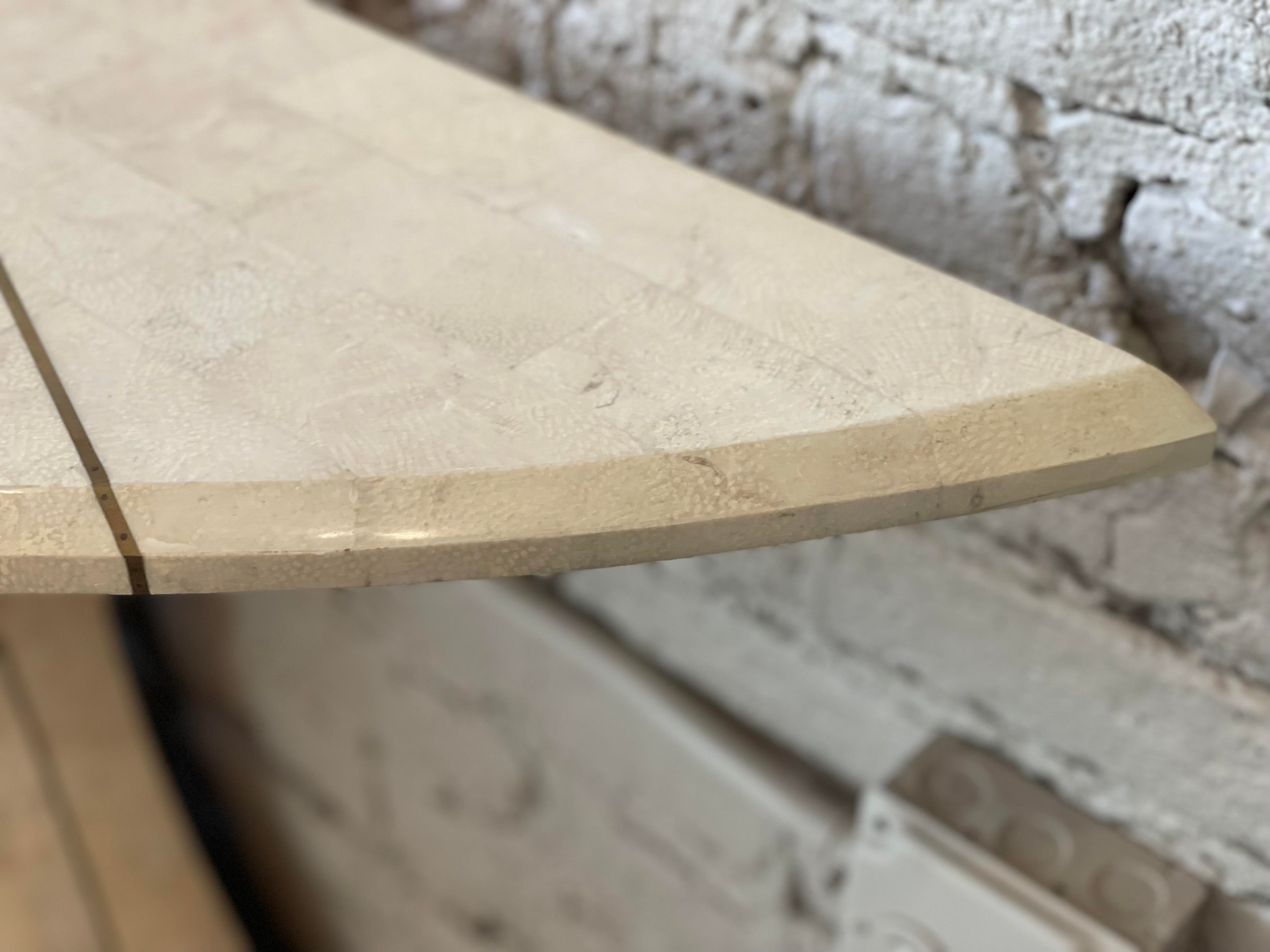 Postmodern Tessellated Console Table - Maitland Smith