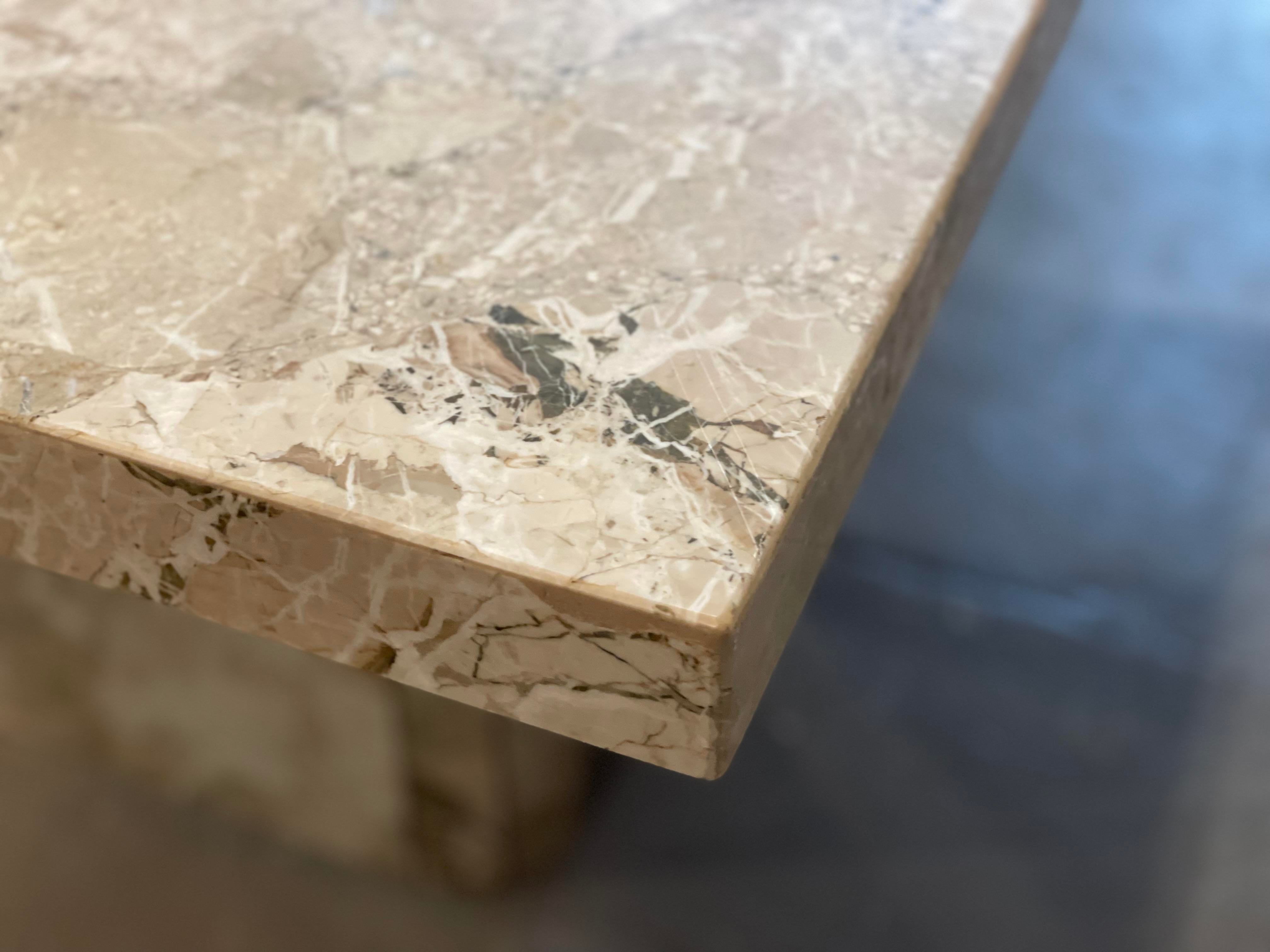 Postmodern Vintage Marble Dining Table