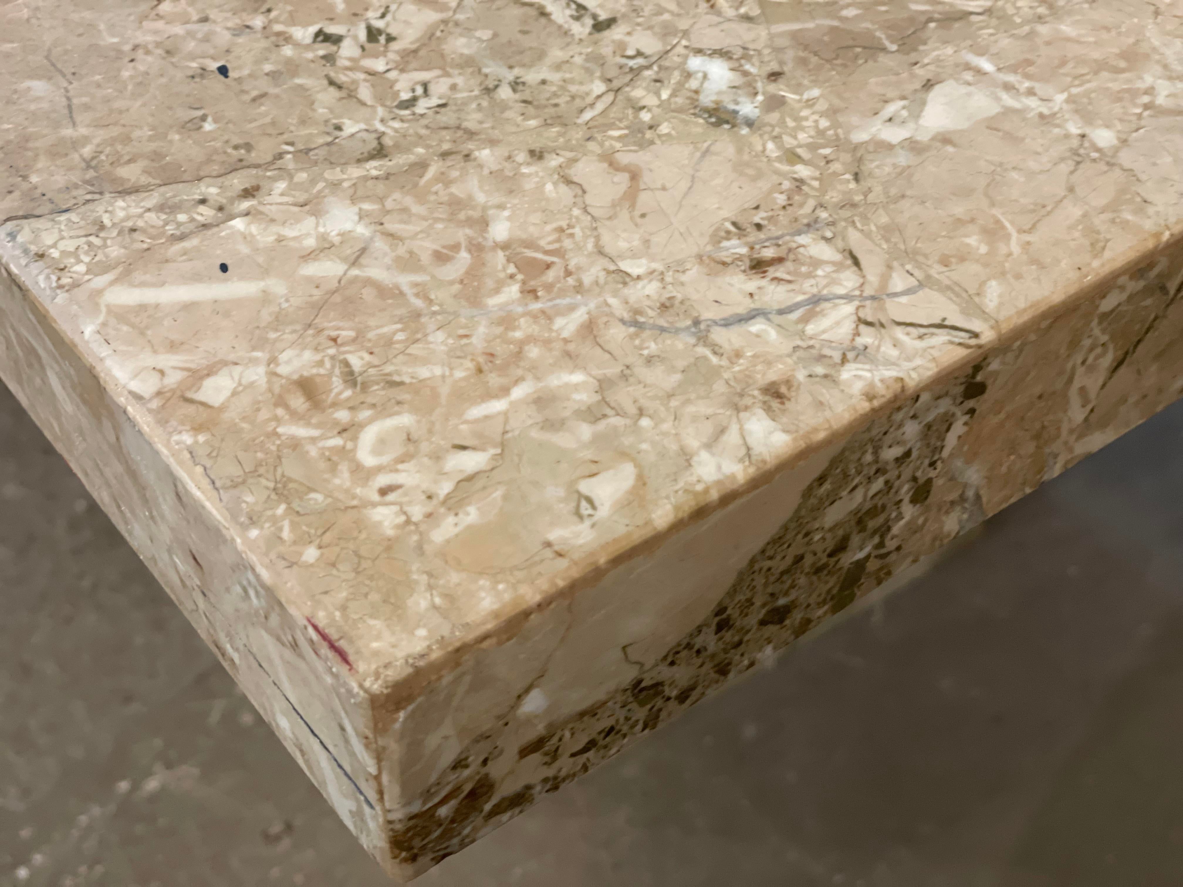 Postmodern Vintage Marble Dining Table