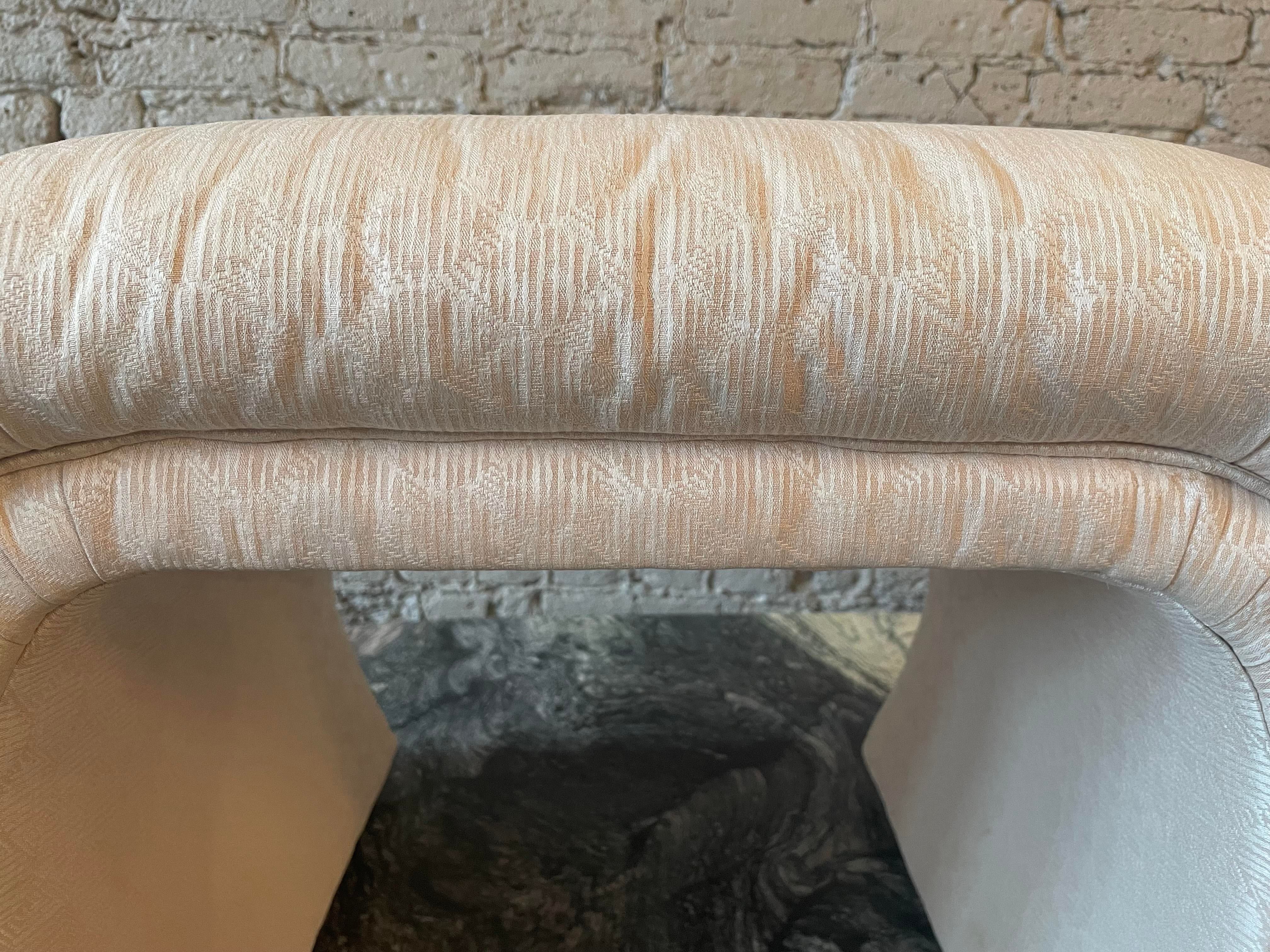 Postmodern Vintage Waterfall Ottomans