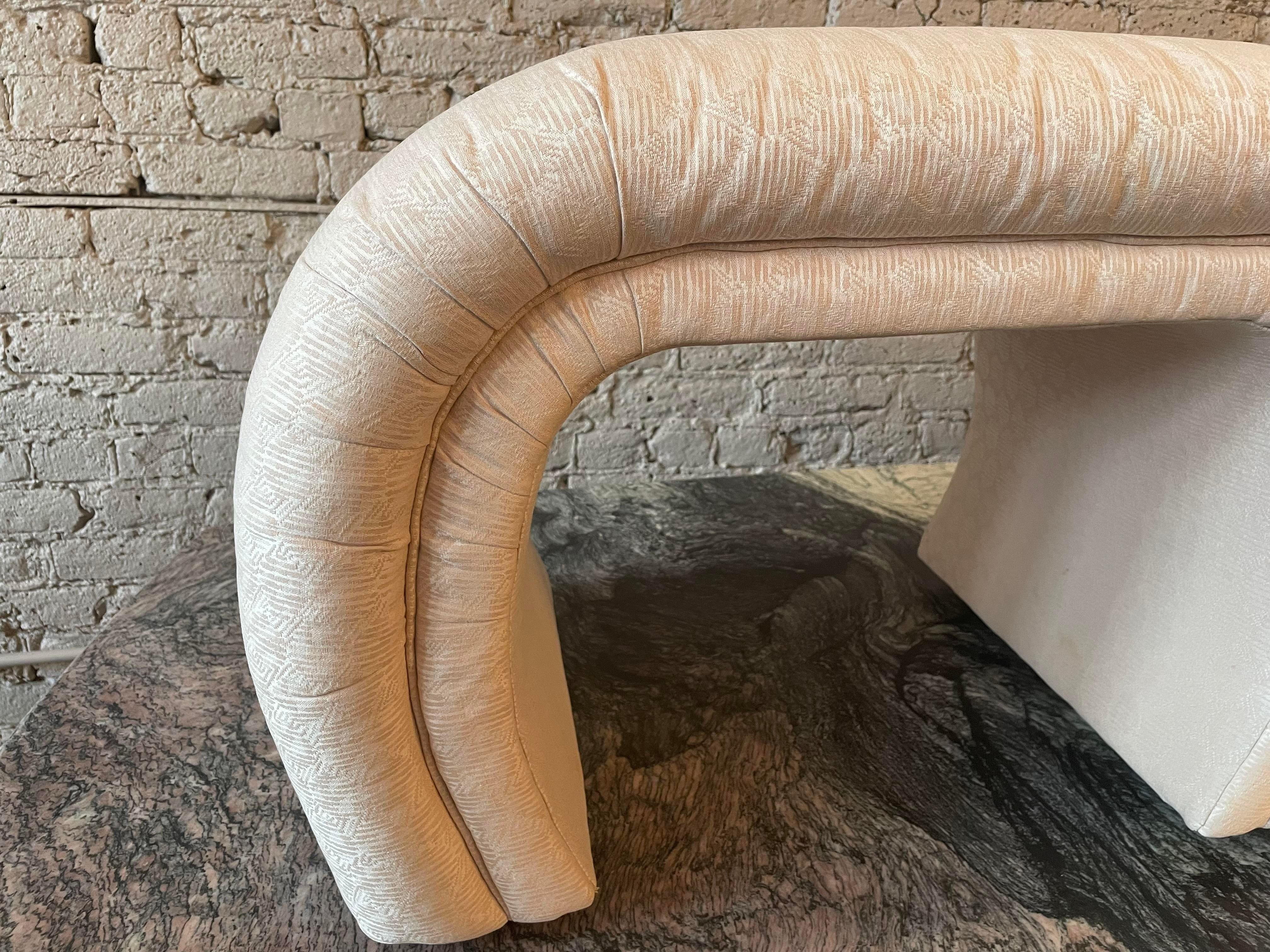 Postmodern Vintage Waterfall Ottomans
