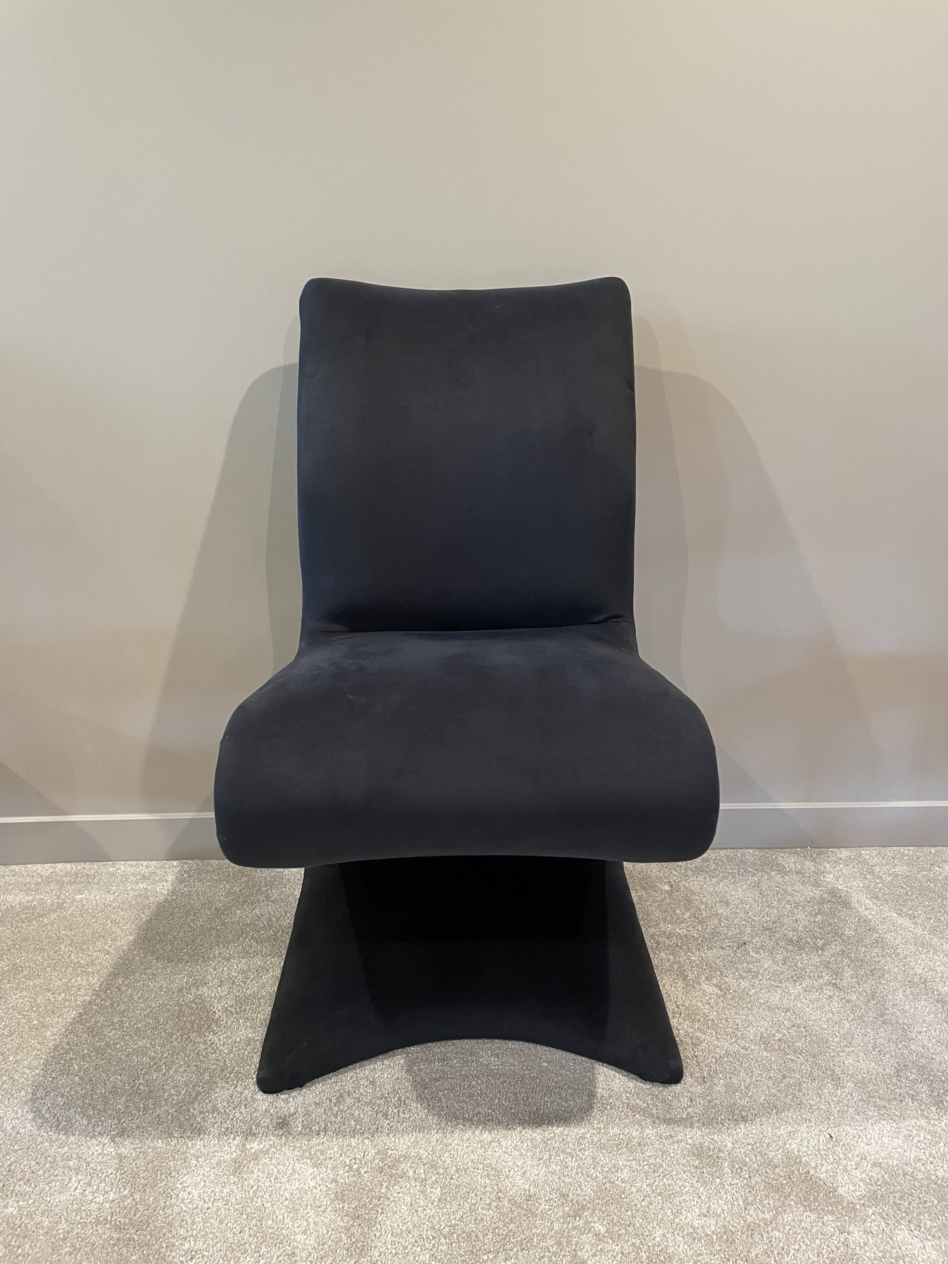Postmodern Zig Zag Z Based Dining Chairs - Set of 6