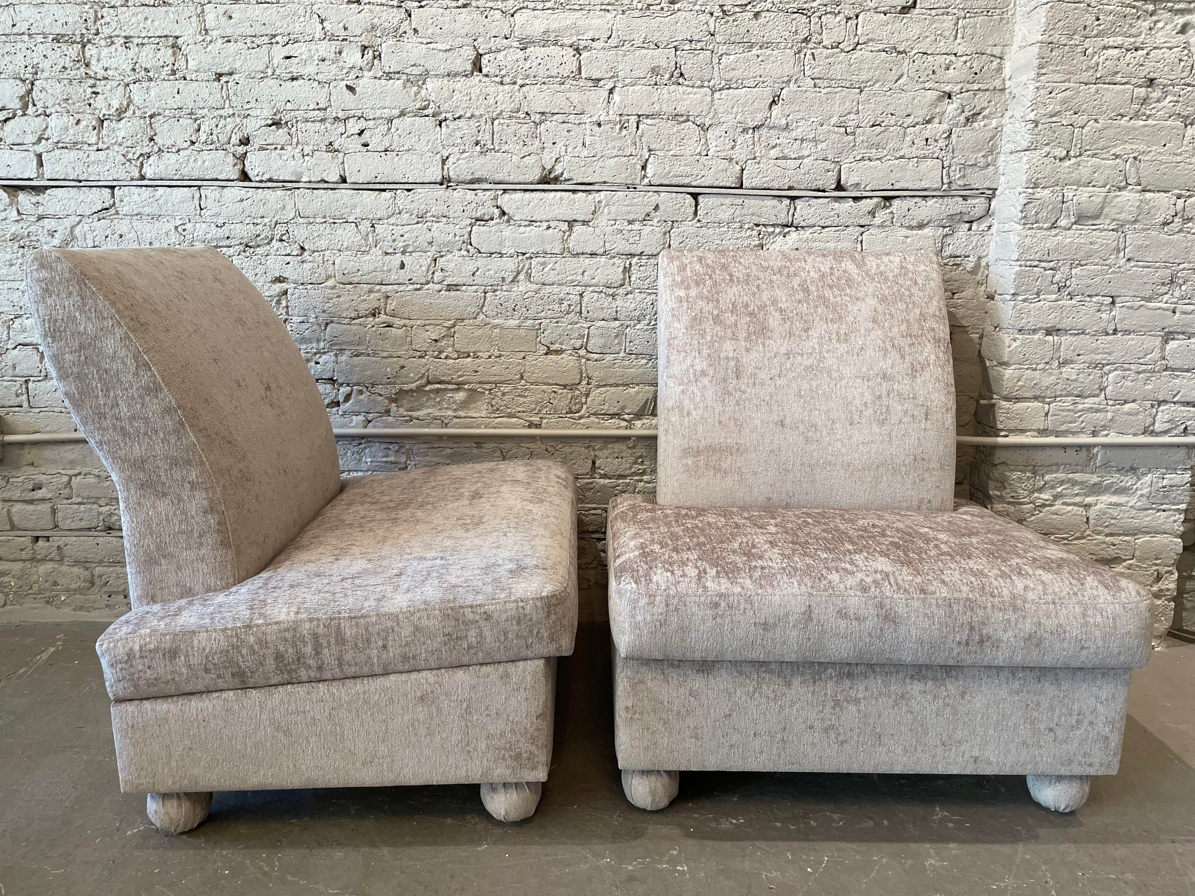 Redesigned 1980s Chairs - a Pair