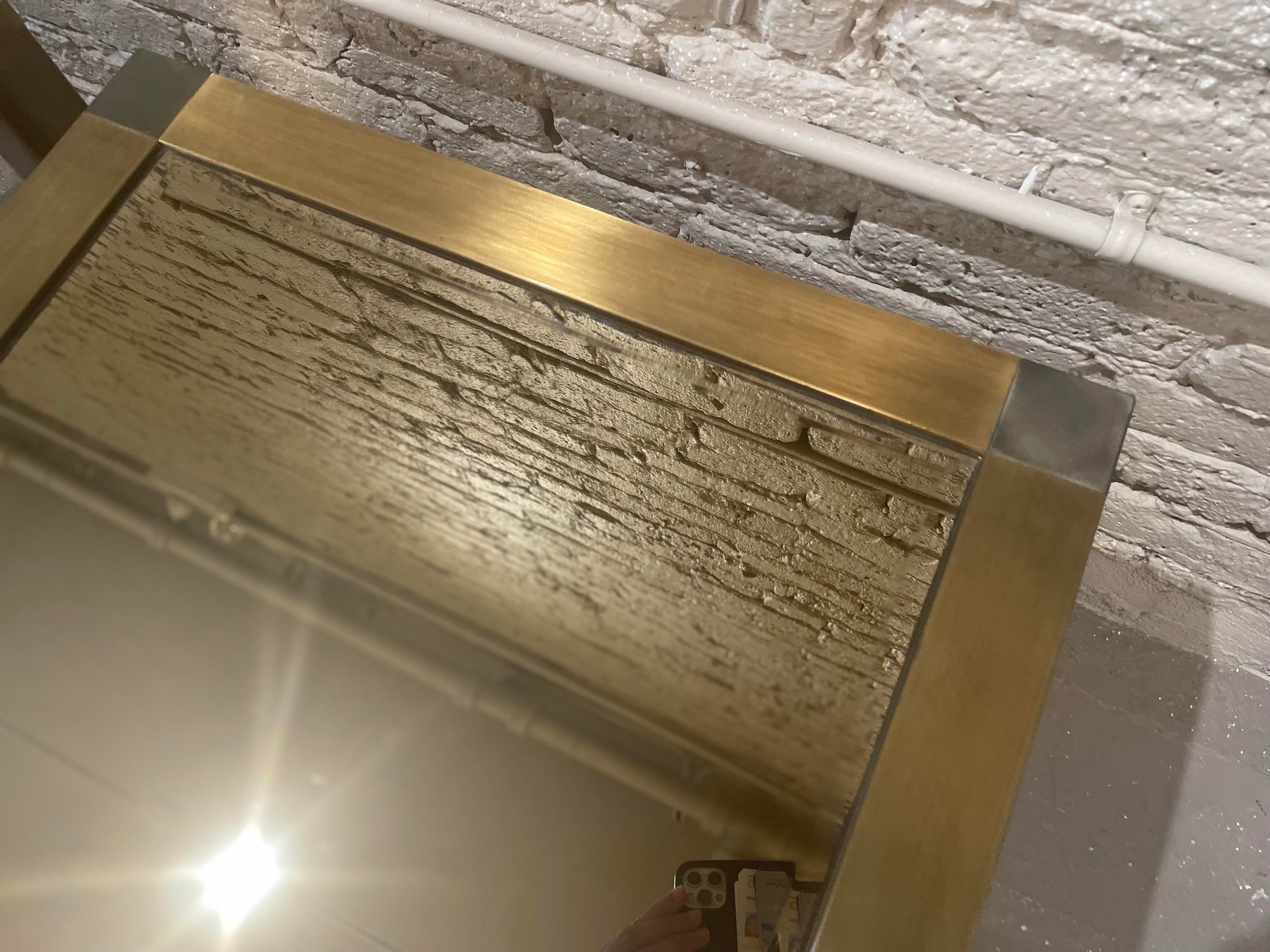 Vintage 1970s Brass Side Tables - a Pair