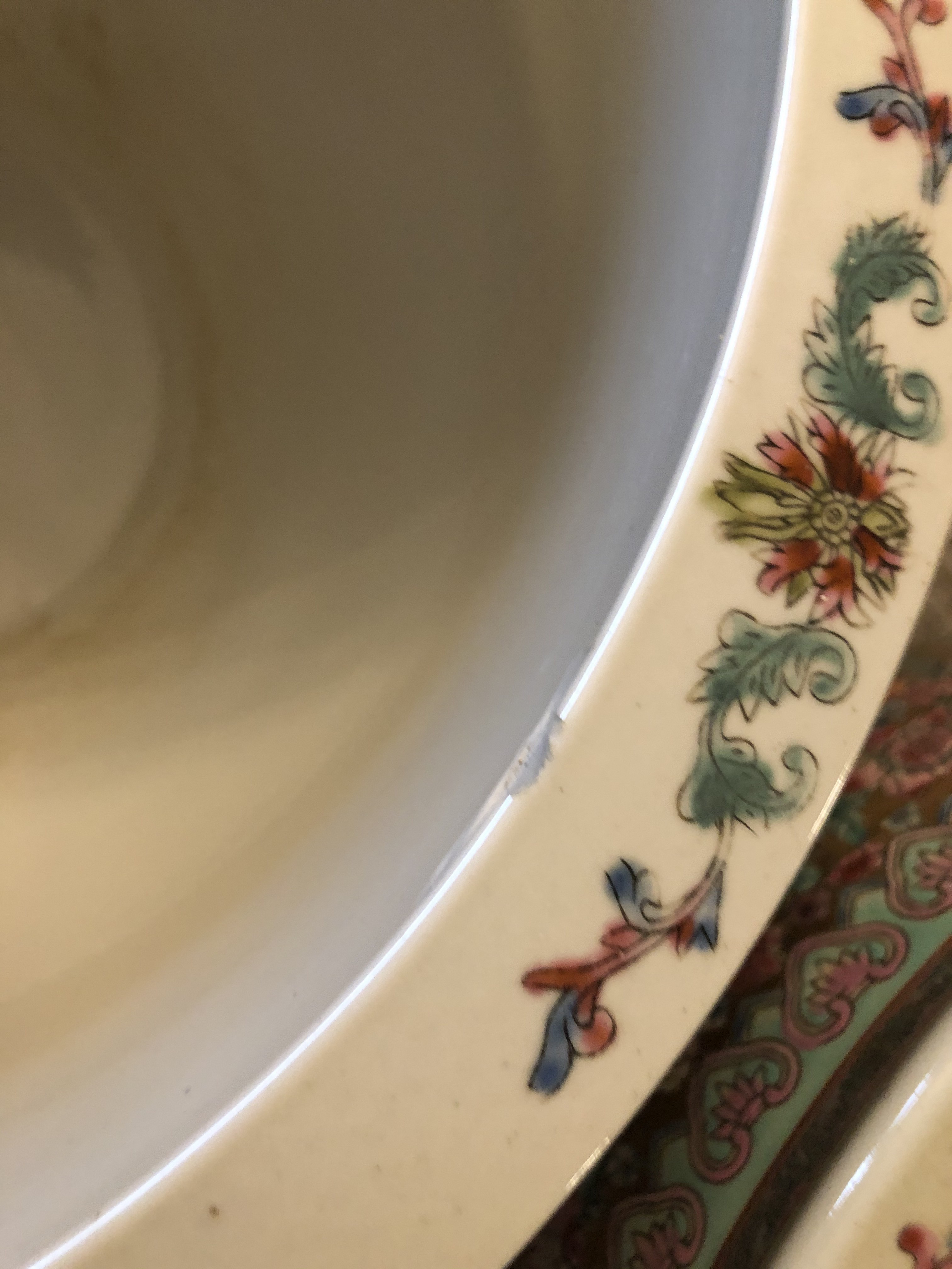 Vintage Chinese Porcelain Jardinere - a Pair