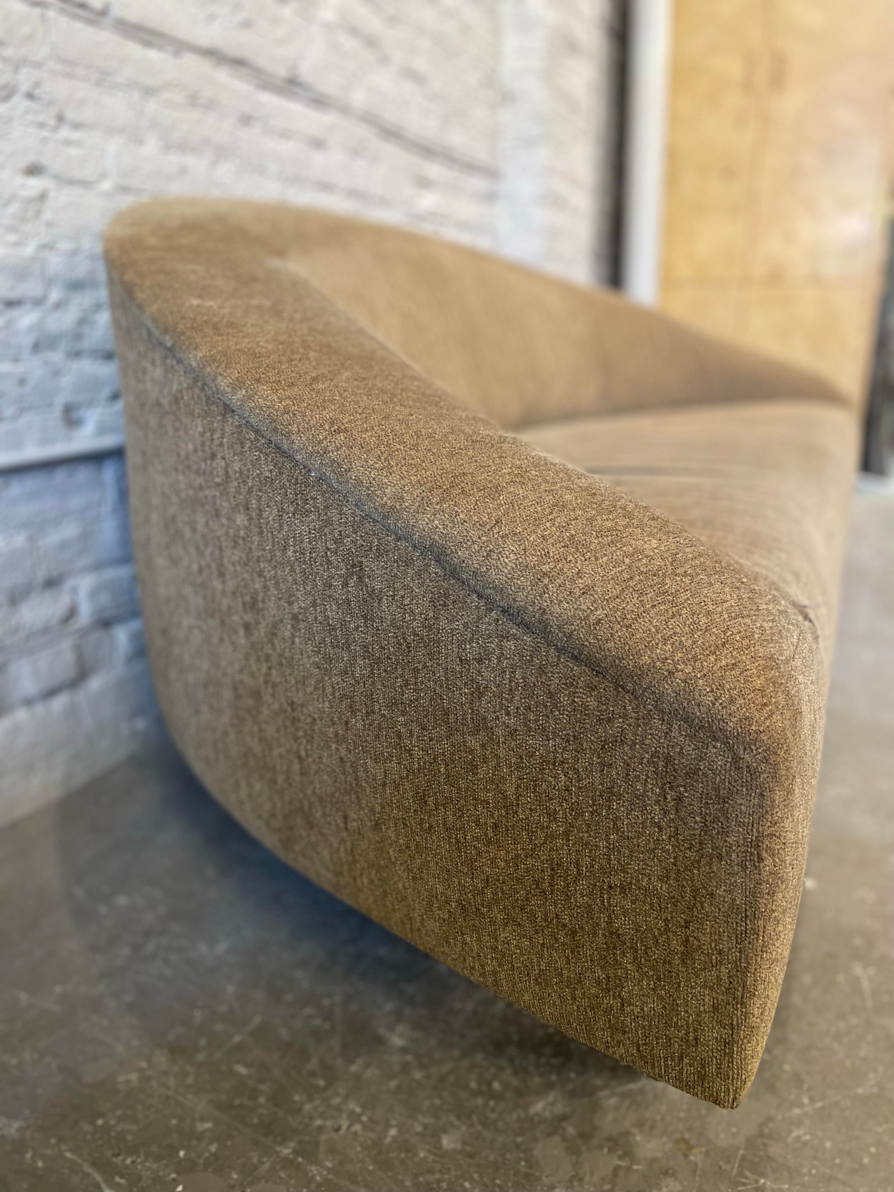 Vintage Curved Sofa