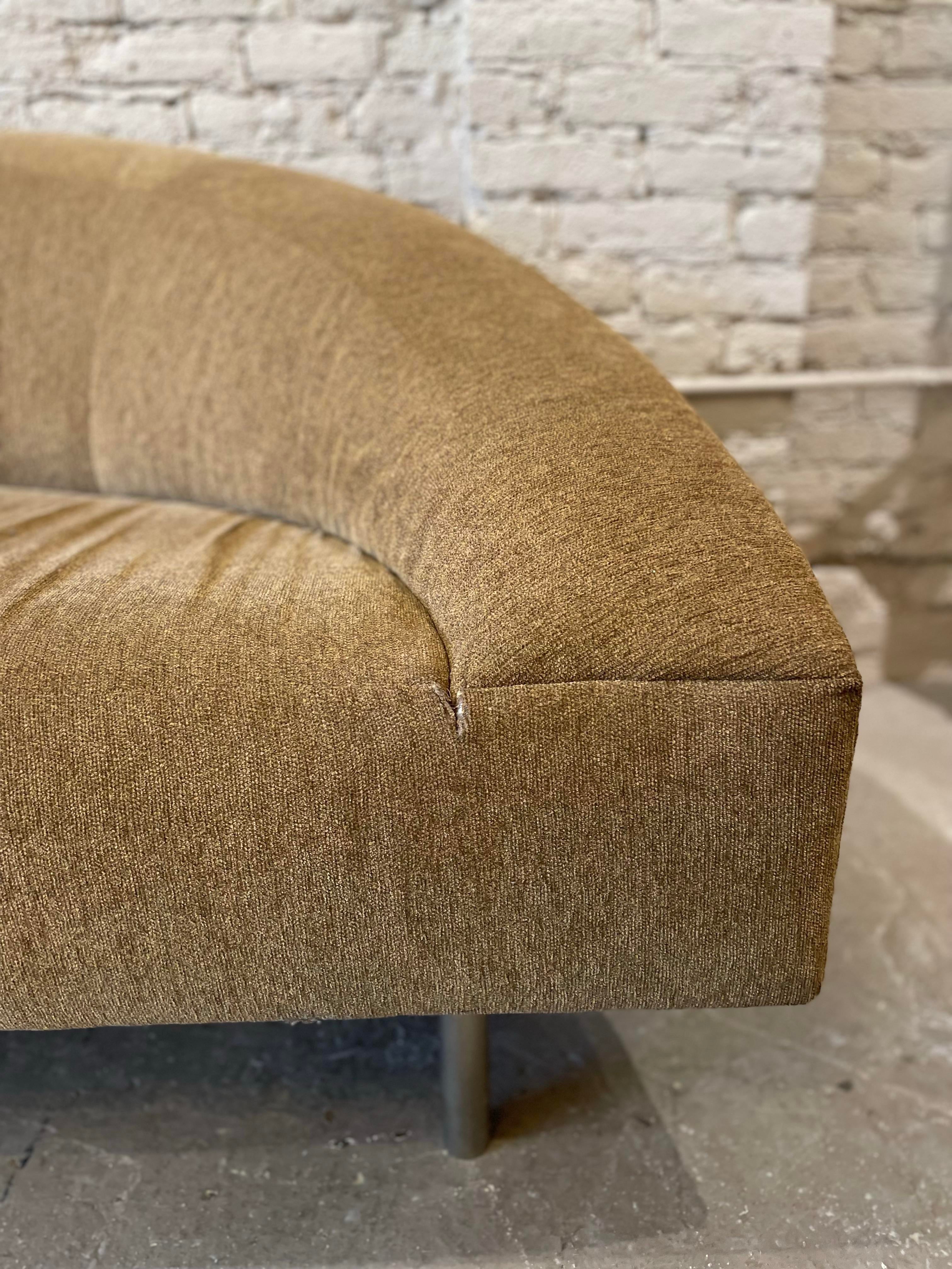 Vintage Curved Sofa